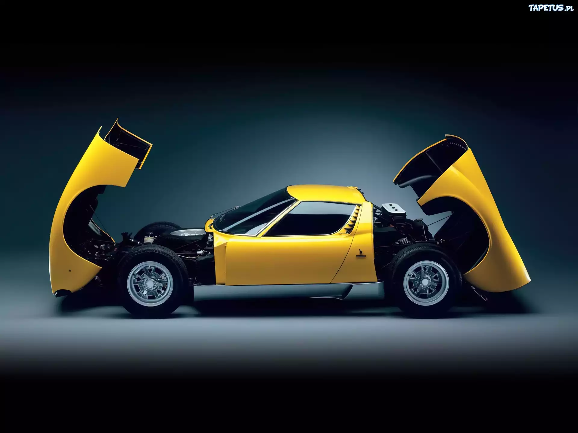 Lamborghini Miura, Silnik, Bagażnik