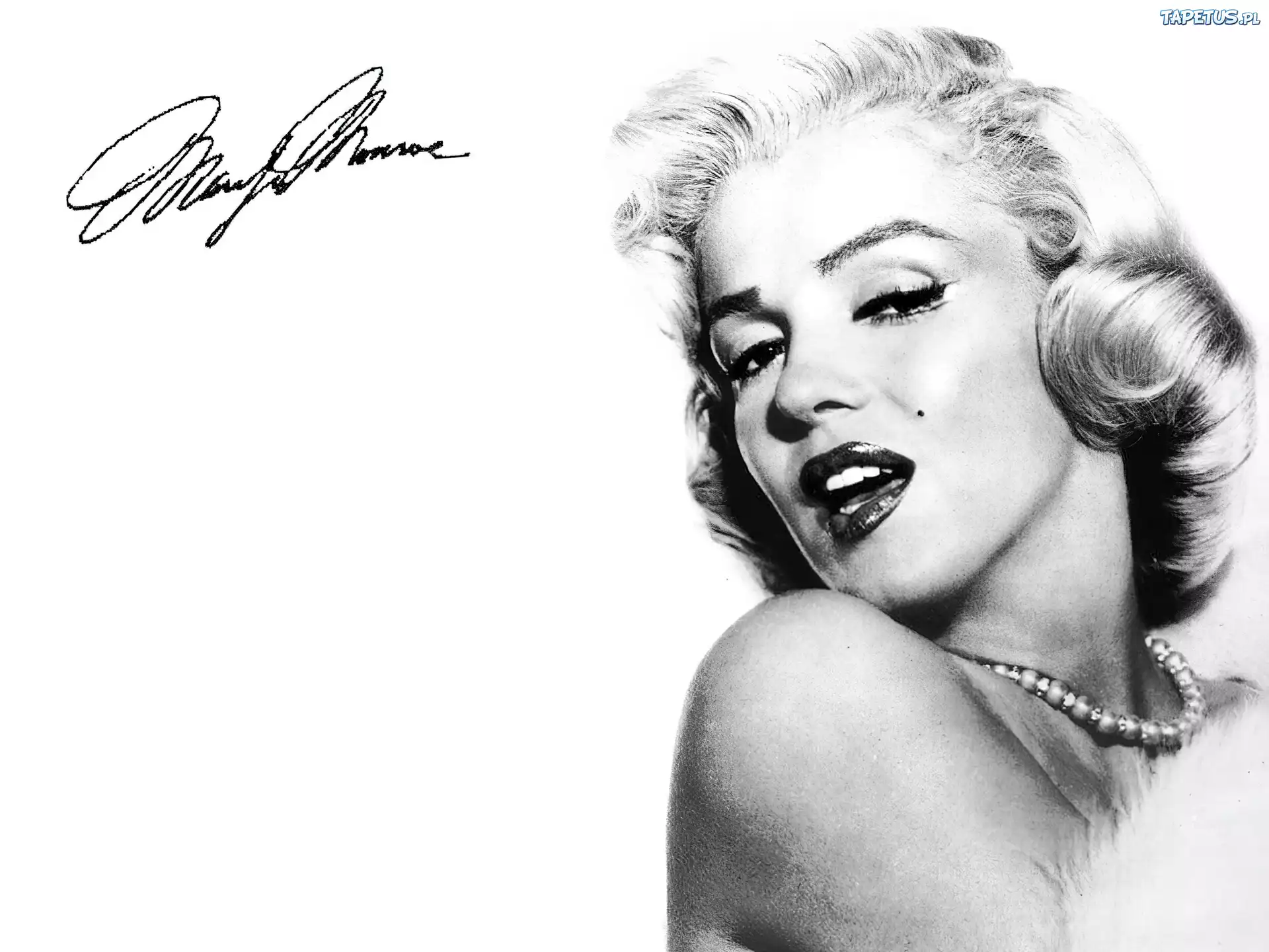 Podpis, Marylin Monroe, Zdjęcie