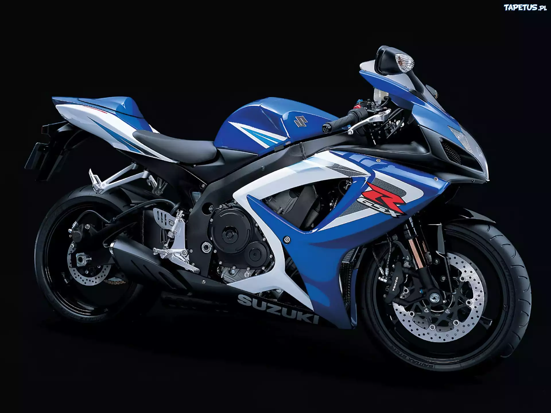 Suzuki GSX-R750, Niebieskie, Malowanie