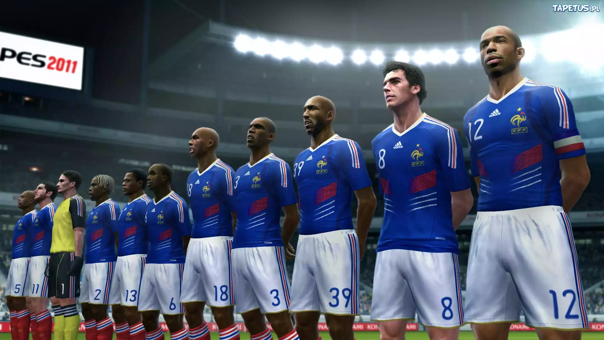 Pro Evolution Soccer 2011, Reprezentacja, Francji