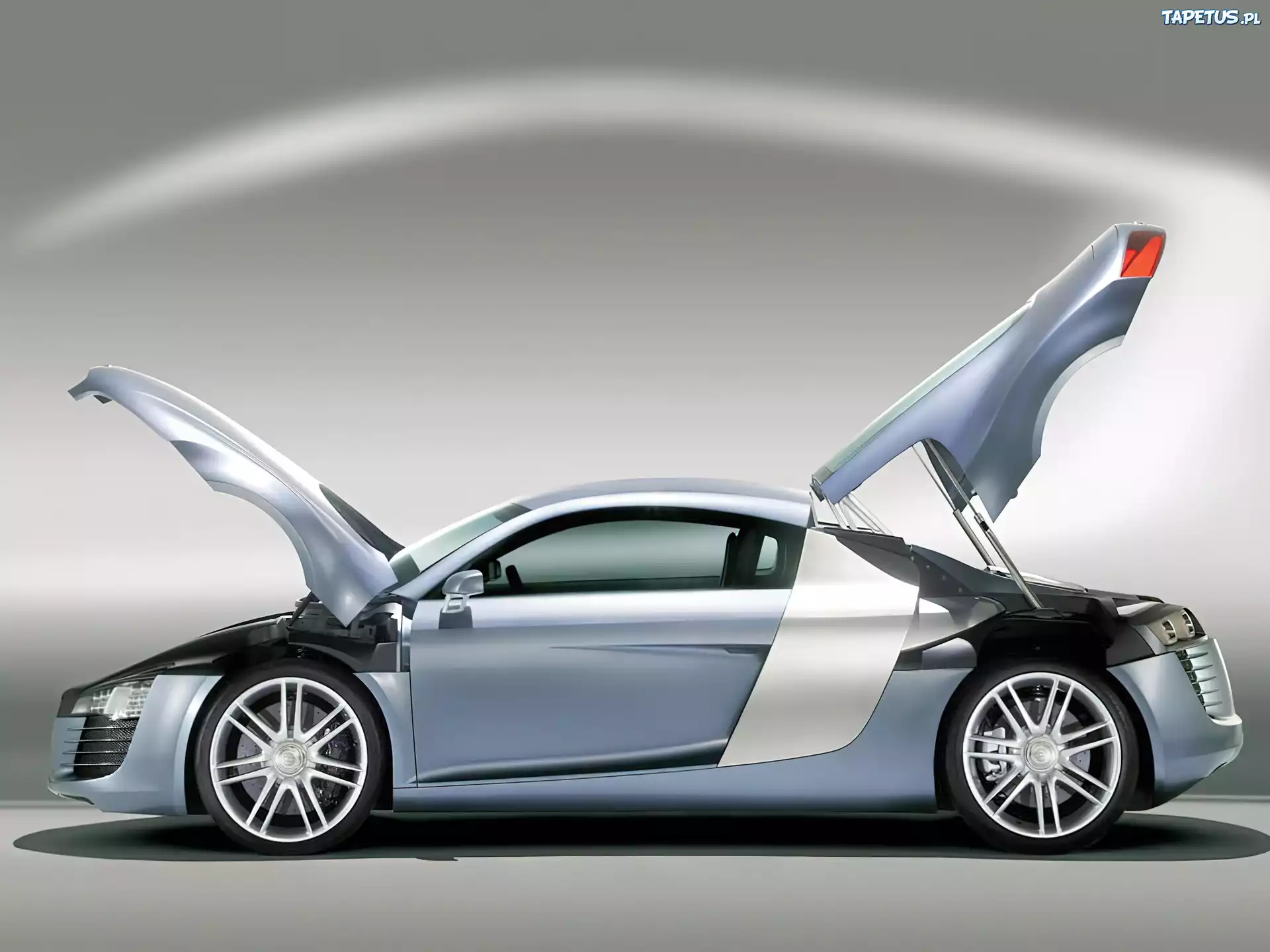 Audi R8, Klapa, Bagażnika, Silnika