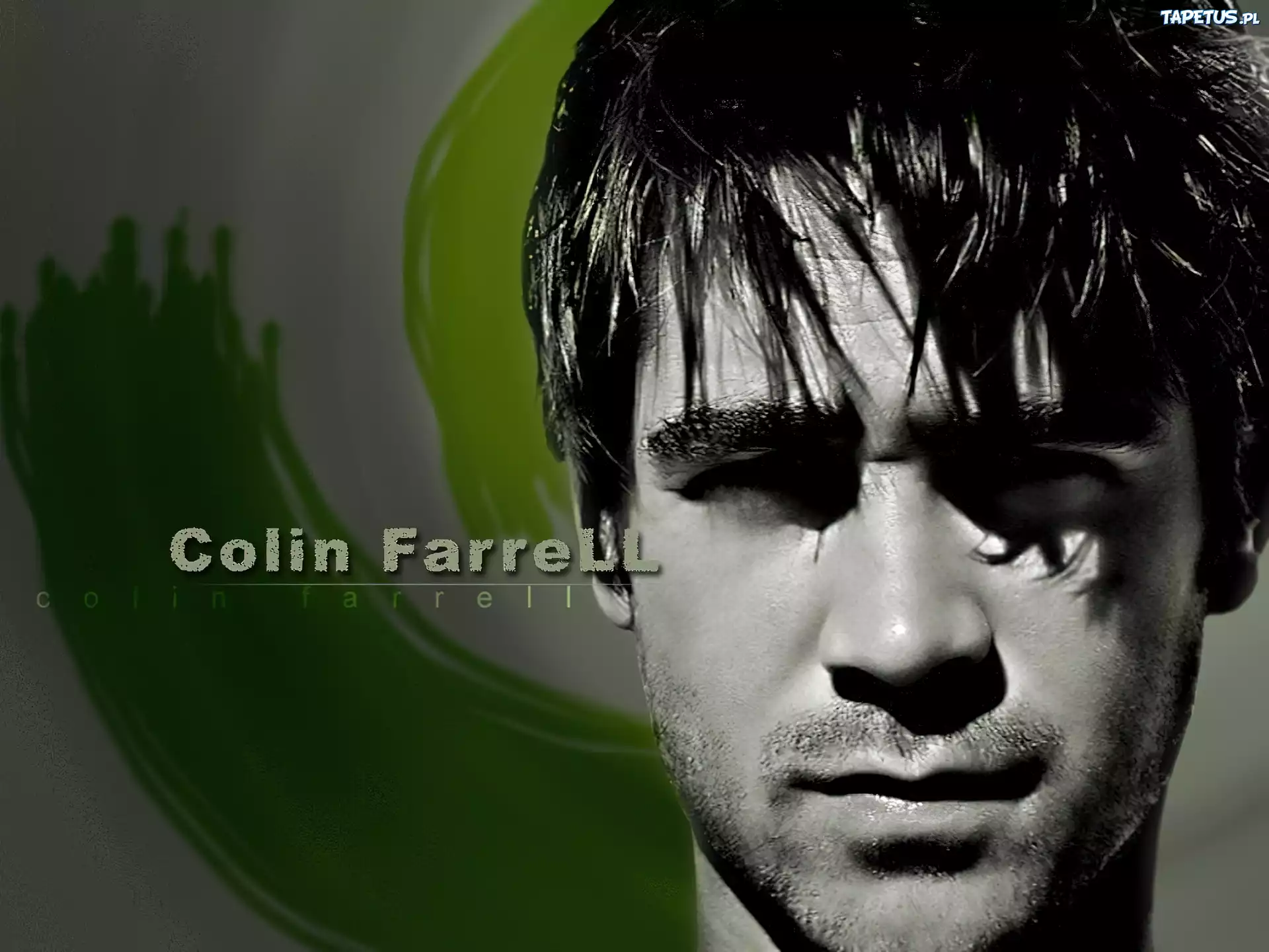 Colin Farrell,ciemne włosy