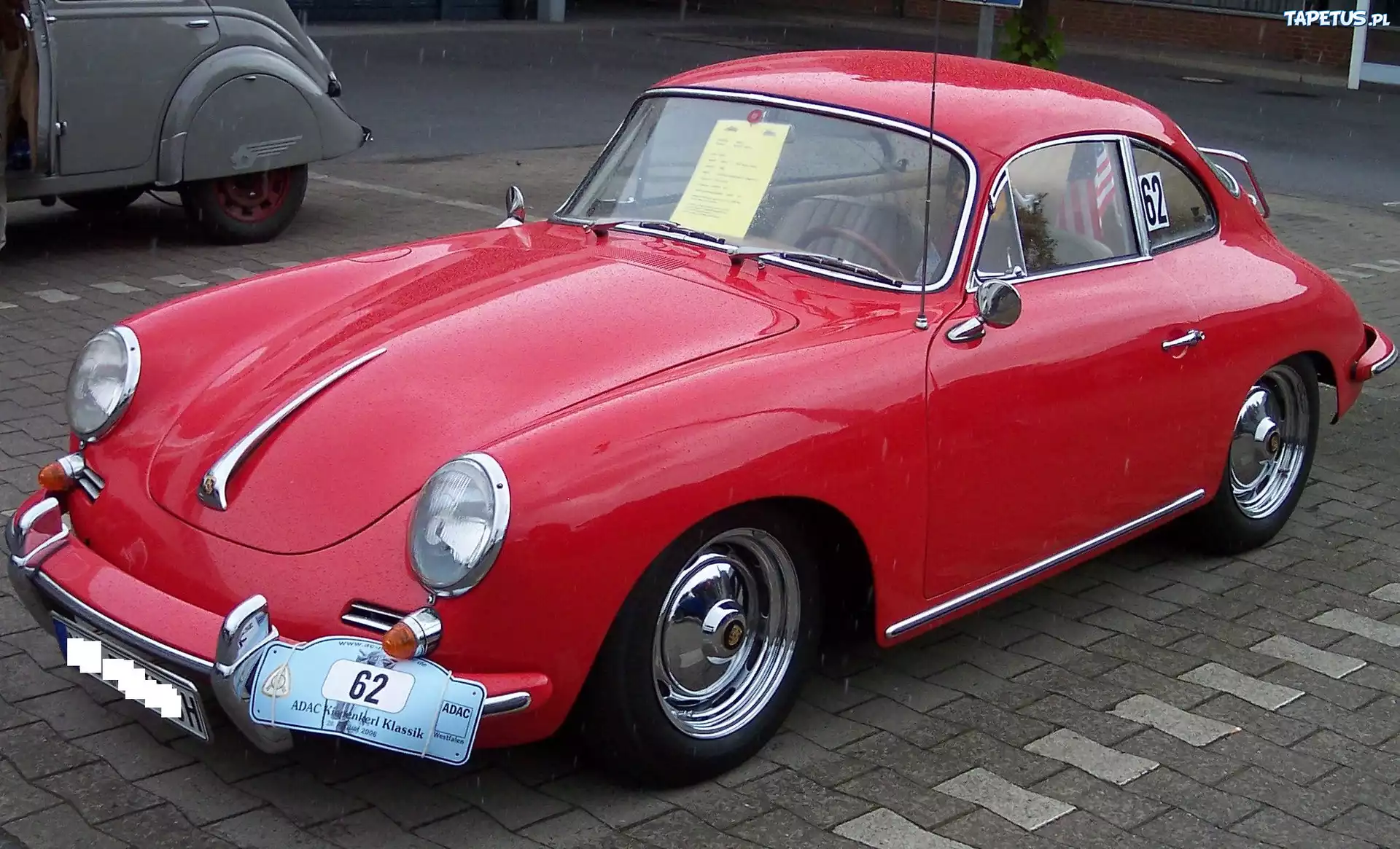 Abarth 103 GT Coupe Ghia, Chromowane, Kołpaki