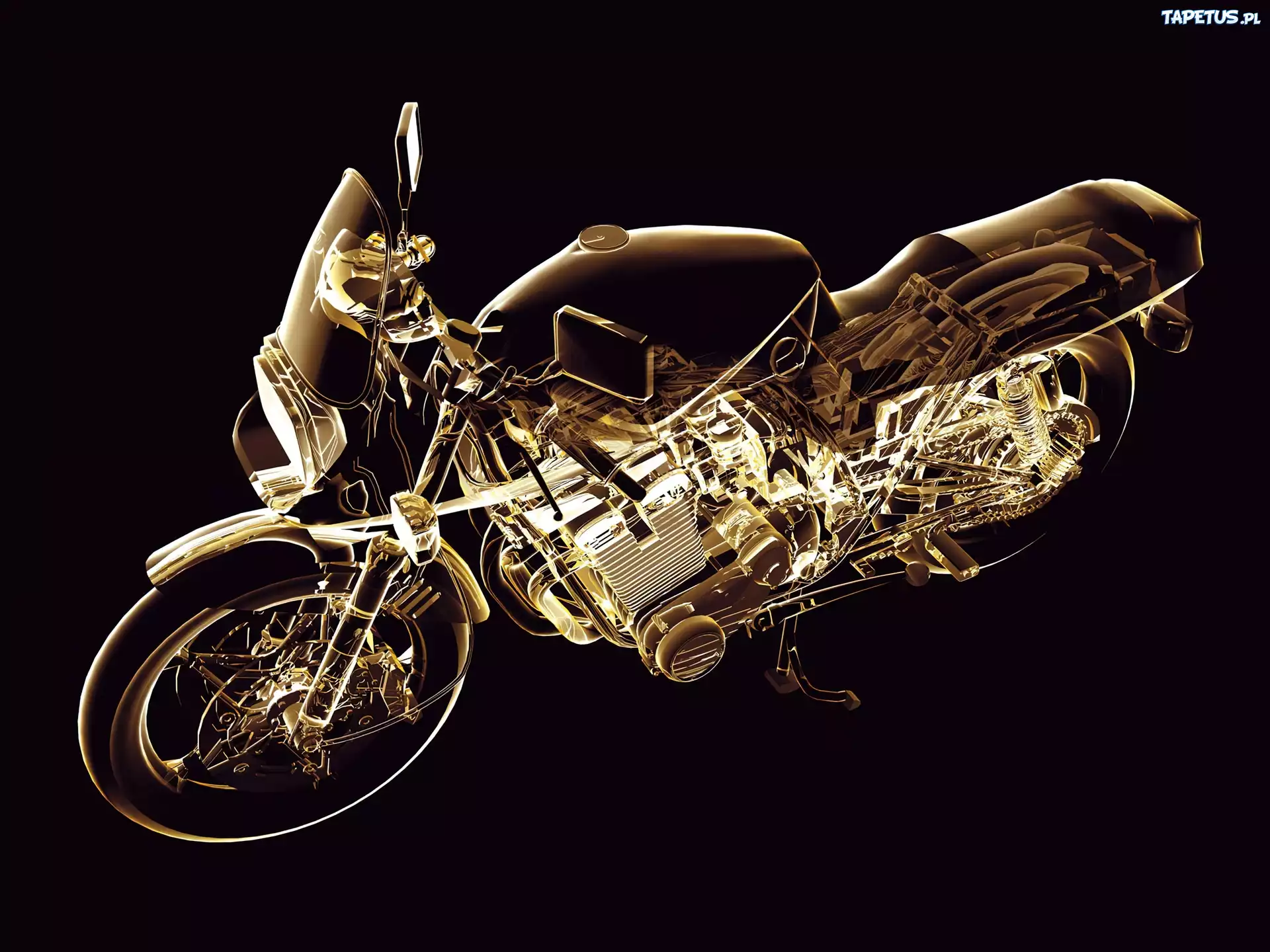 Obrys, Motocykla, Naked