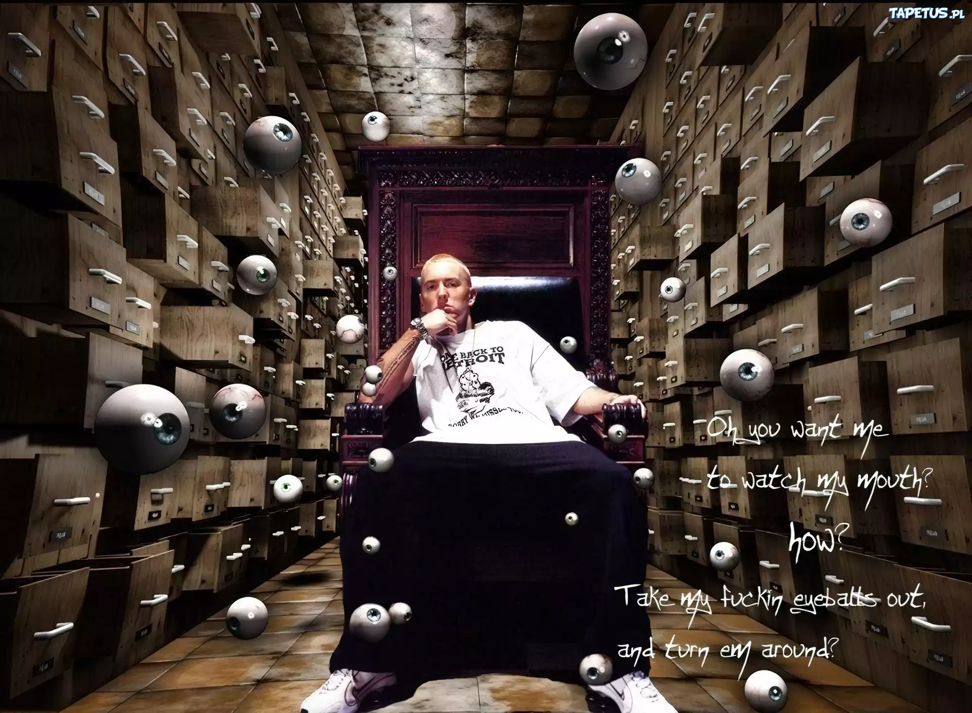 Eminem, Gałki, Oczne
