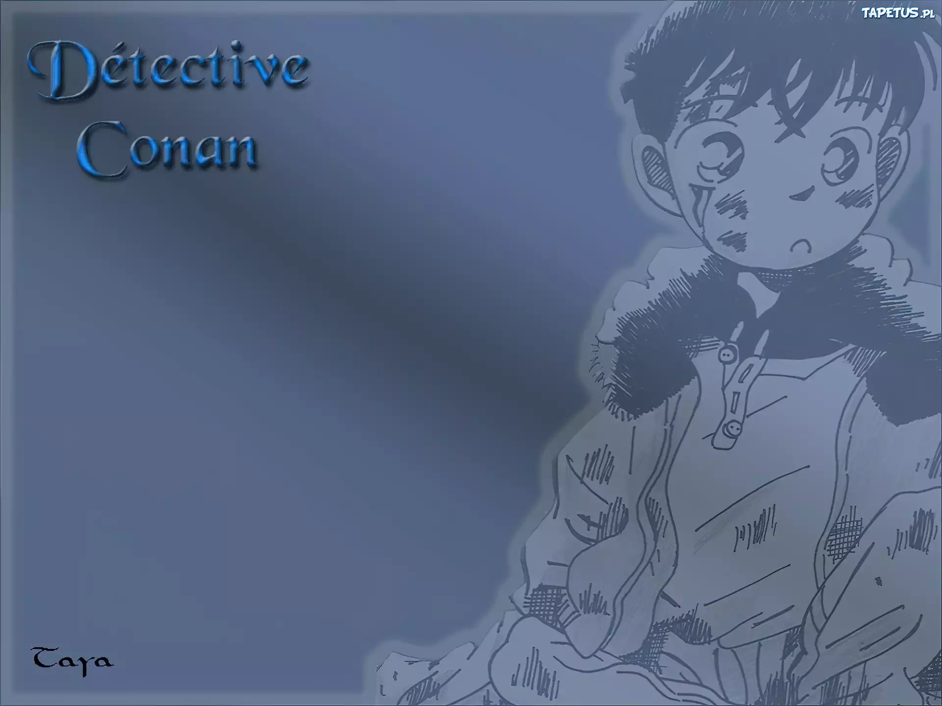 Detective Conan, rysunek, chłopiec, ubranie