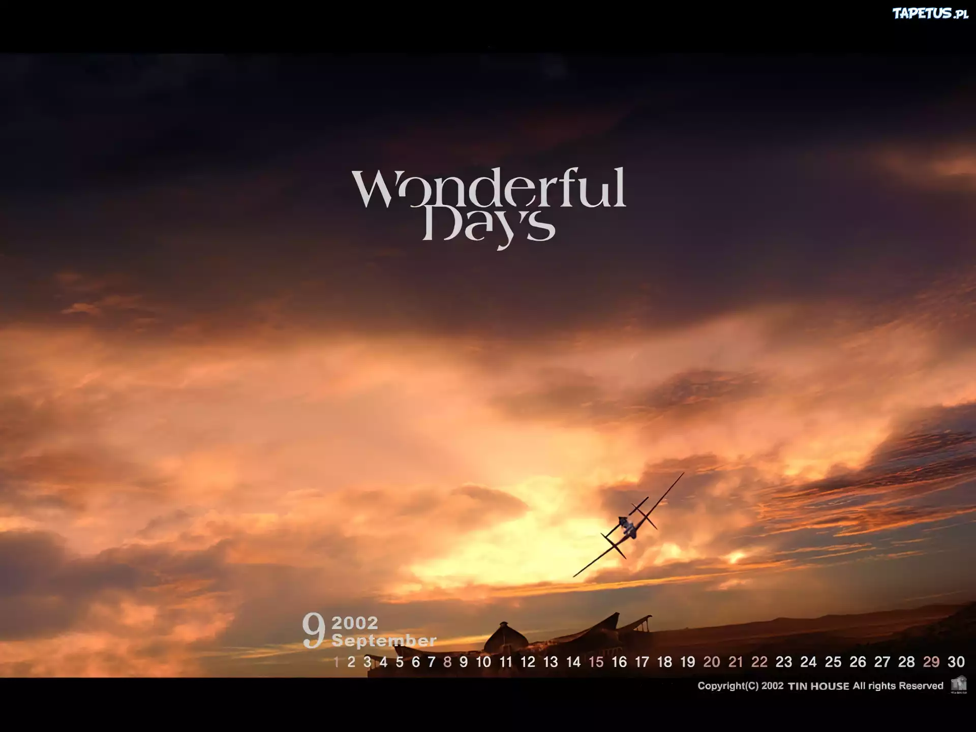 Wonderful Days, niebo, samolot
