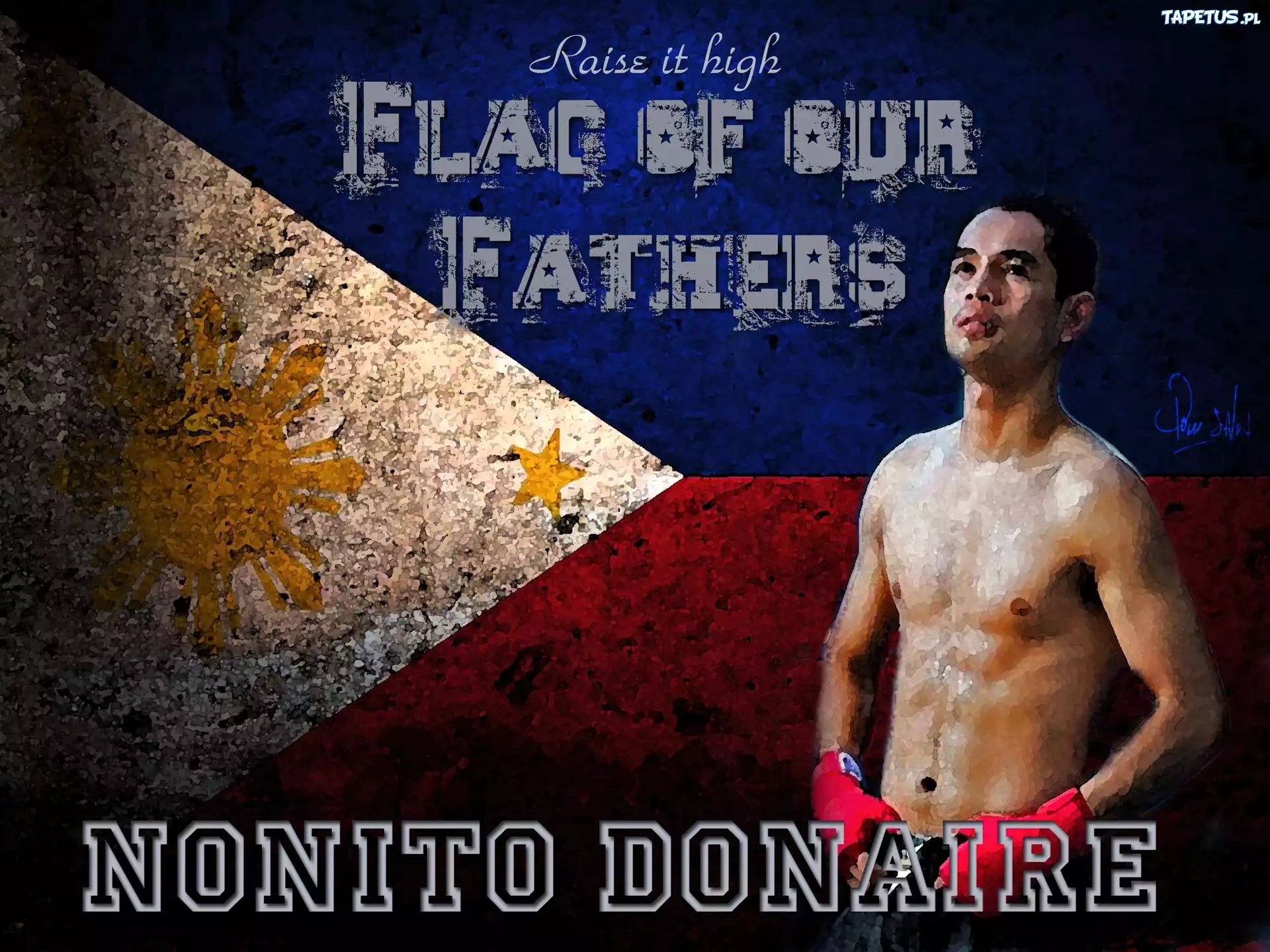 Nonito Donaire, Boks, Flaga