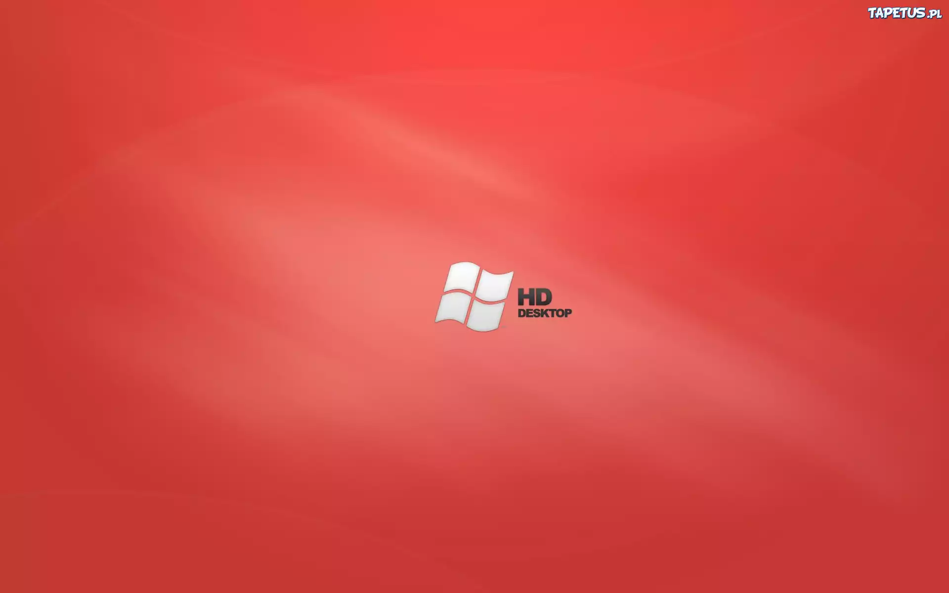 Czerwona, Tapeta, Logo, Windows