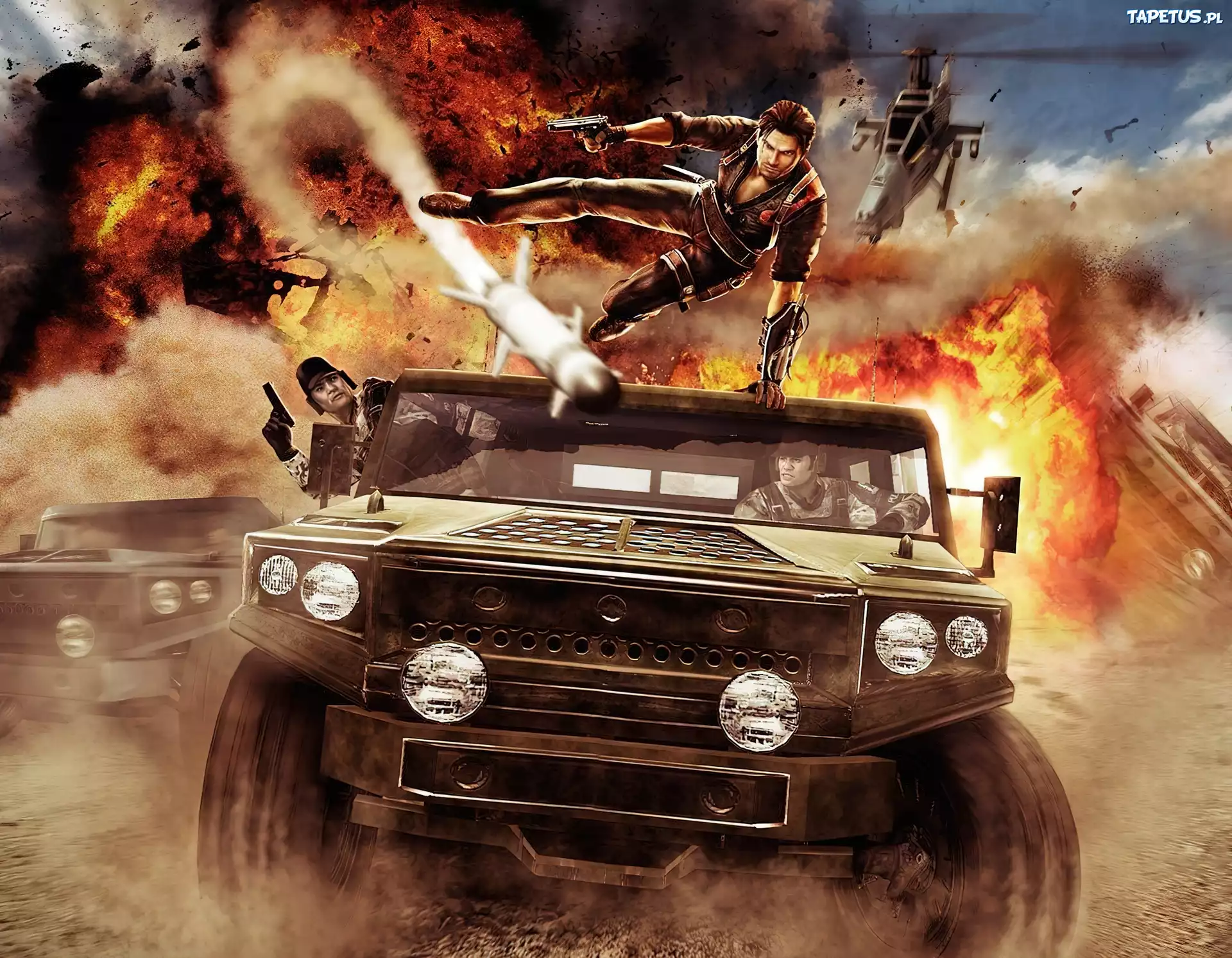 Just Cause 2, Gra, Akcji