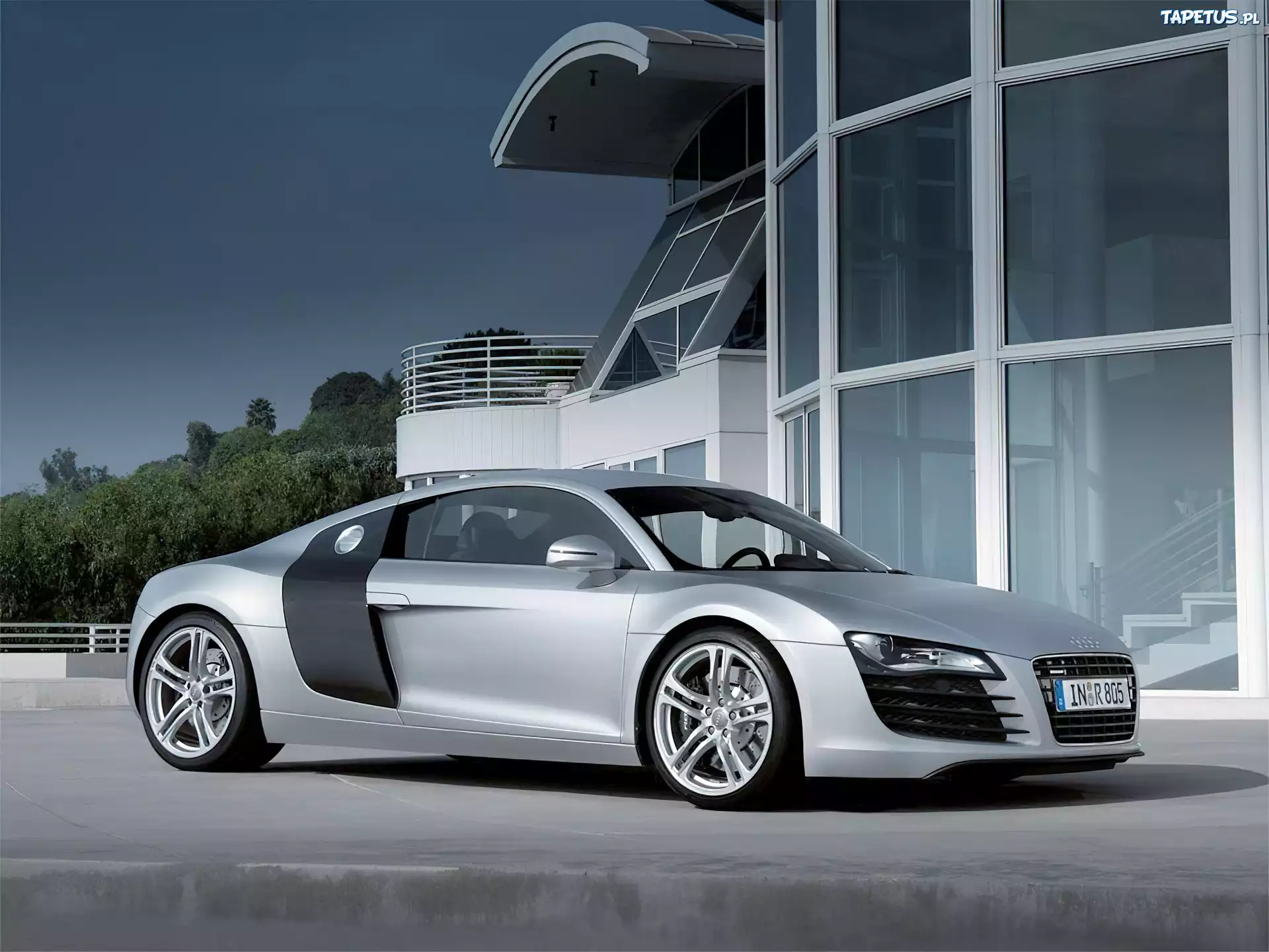 Audi R8, Kierunkowskazy, W, Lusterkach