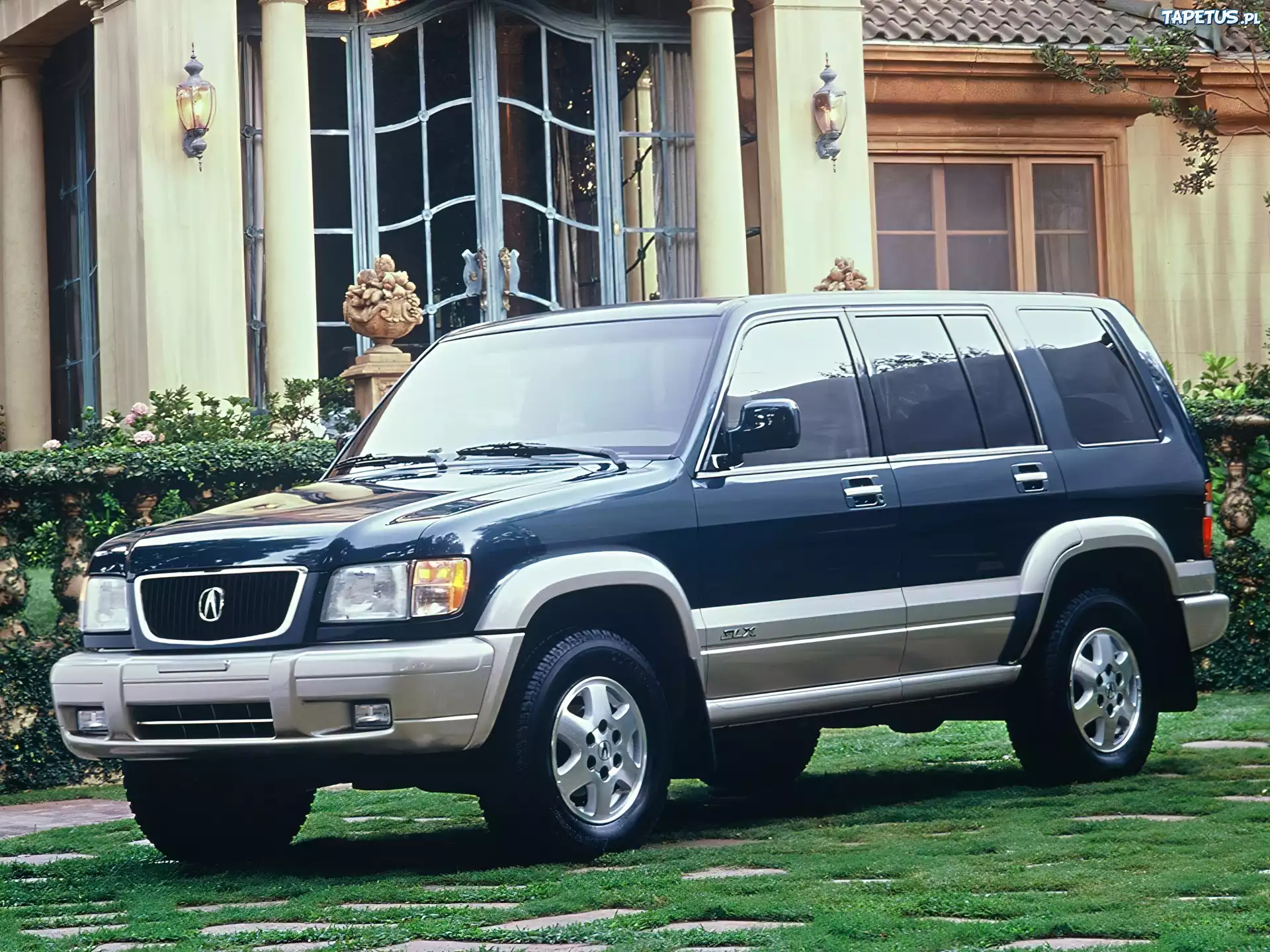 Niebieska, Terenowa, Acura SLX, 4x4