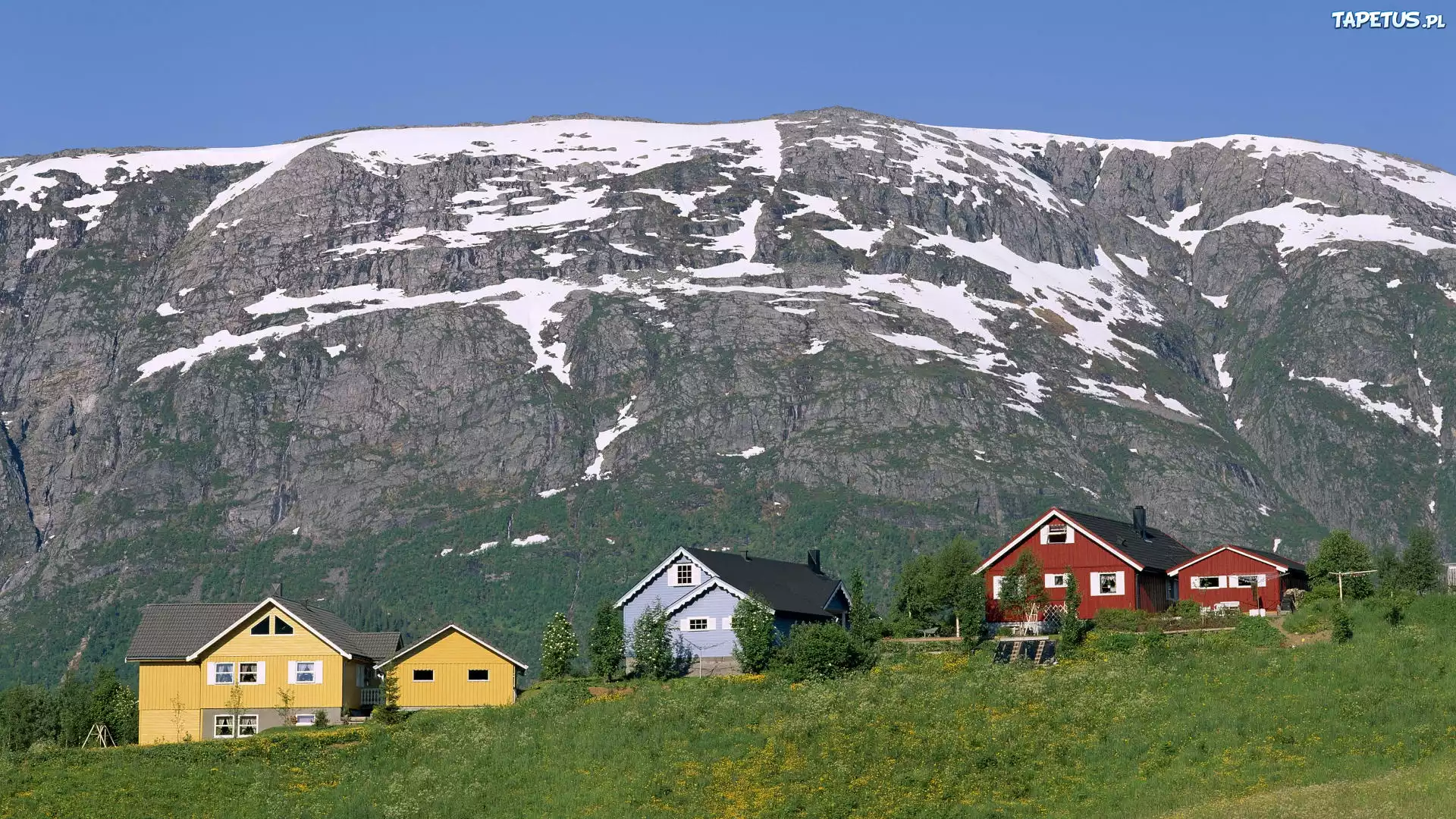 Mosjoen, Domki, Góry