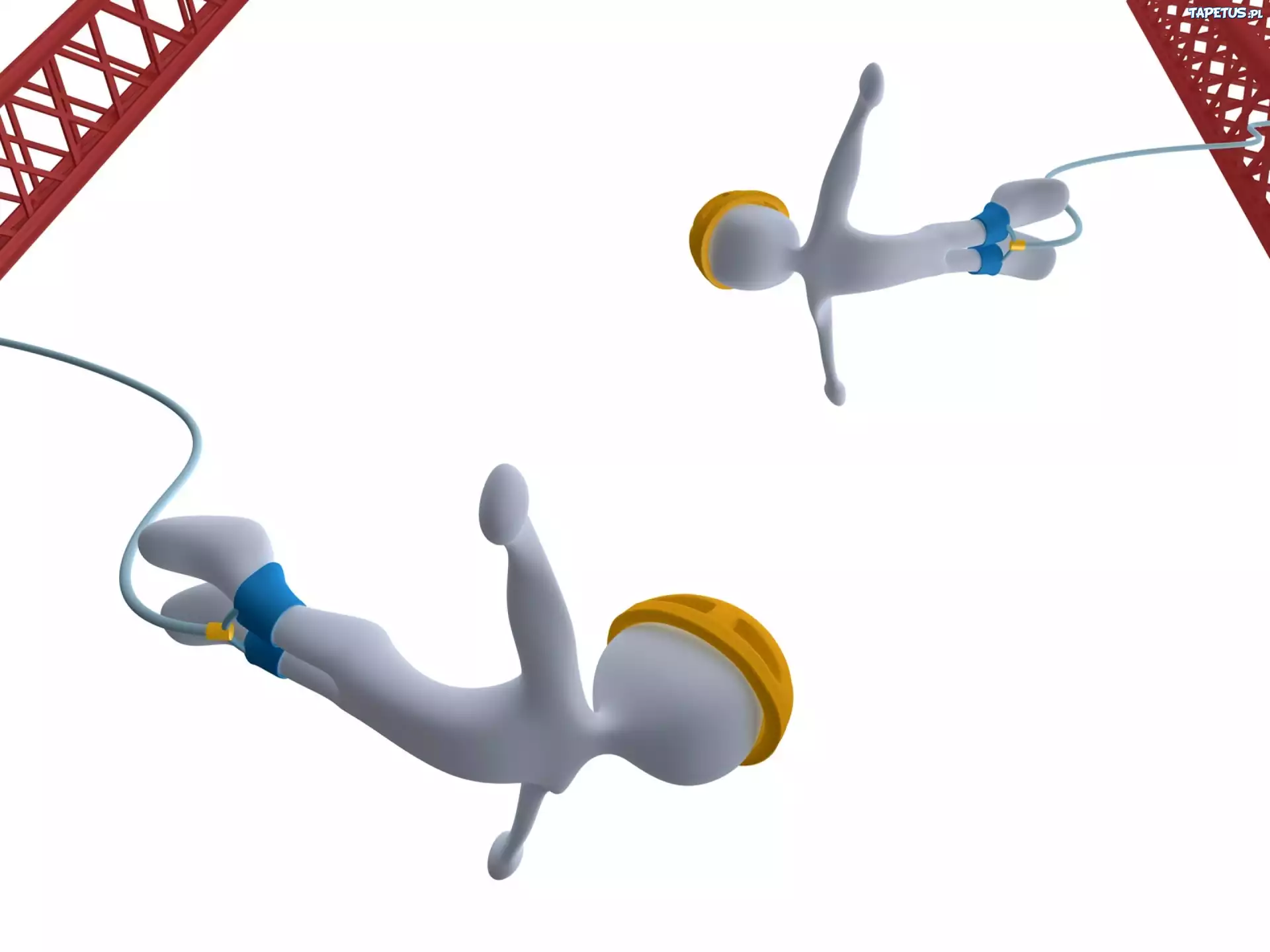 Skok, Bungee, 3D