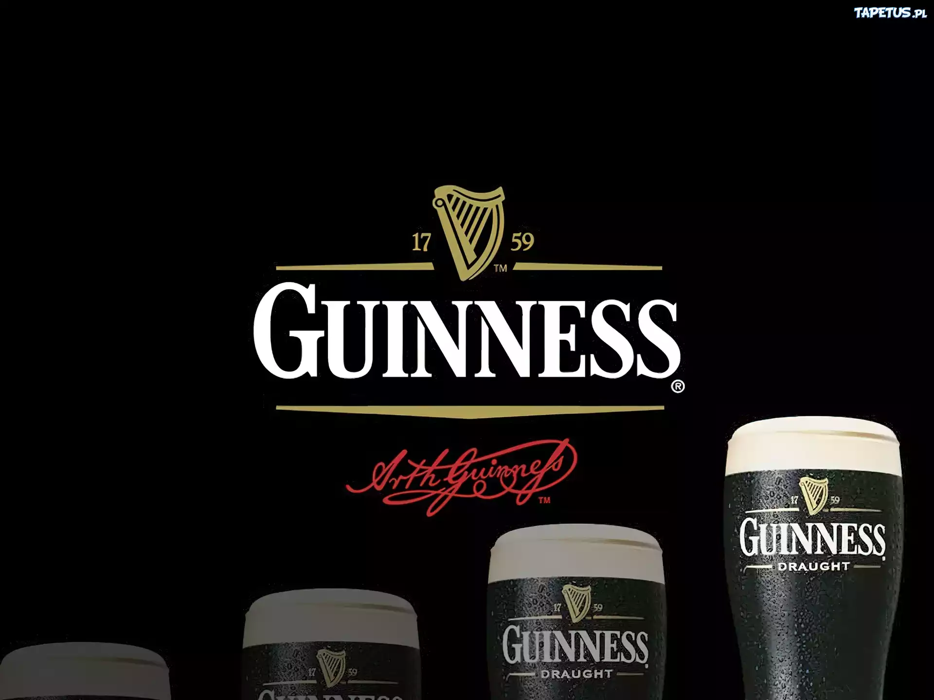 Kufle, Piwa, Guinness