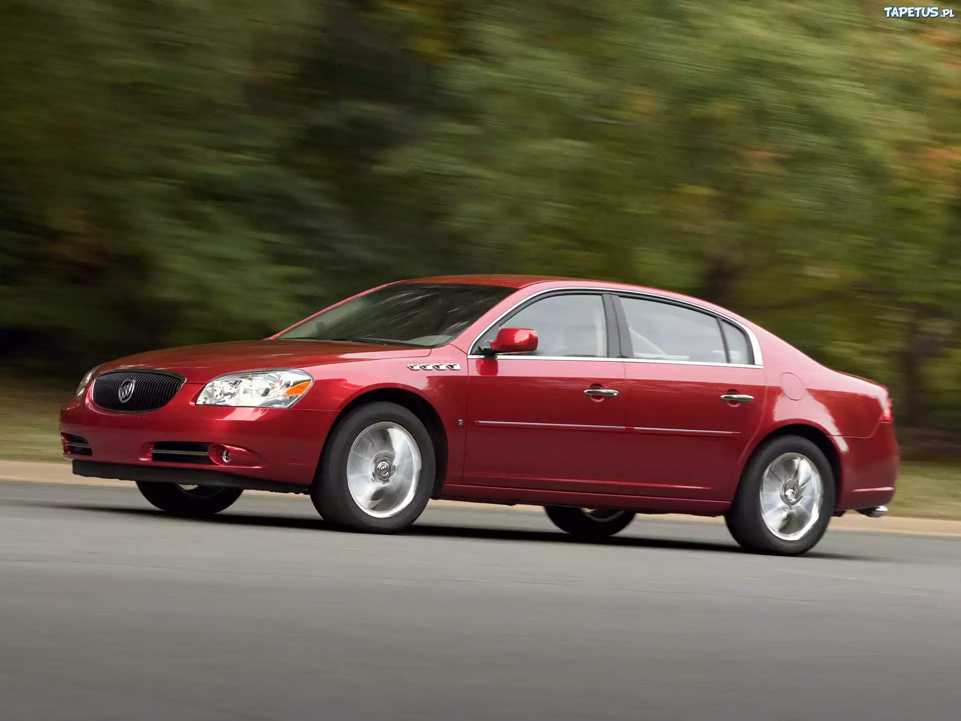 Czerwony, Buick Lucerne Super, Drzwi