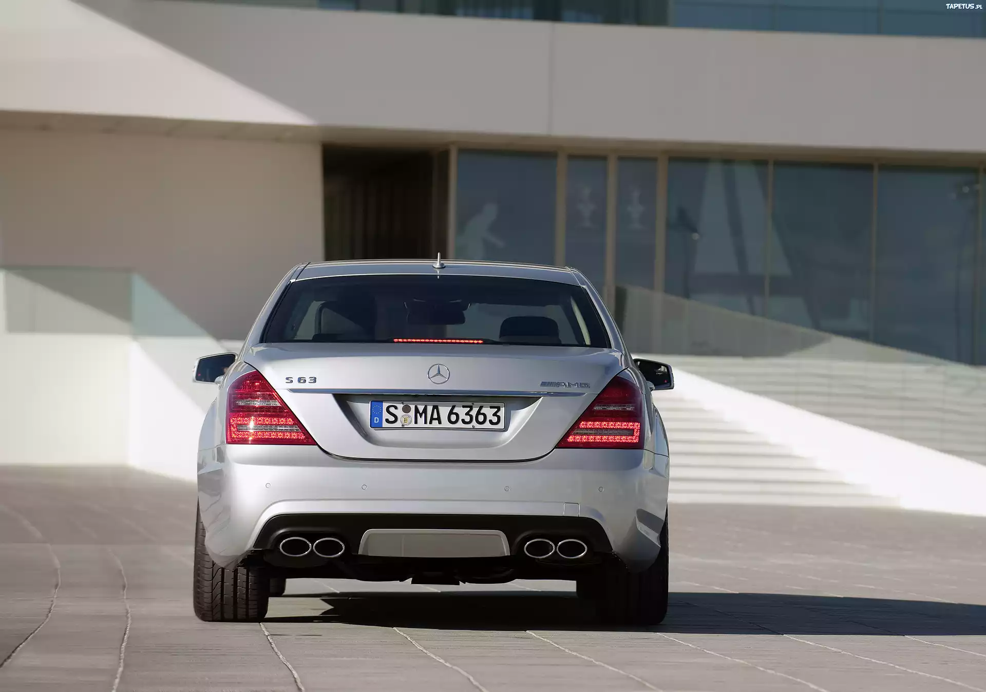 Tył, Mercedes Benz S65, AMG, Bagażnik