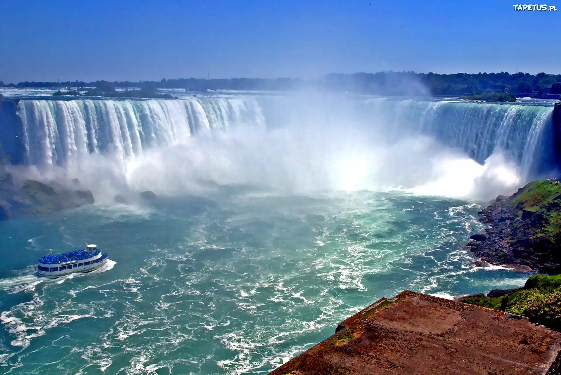 Wodospad, Niagara, Wycieczki, Wzburzona, Woda