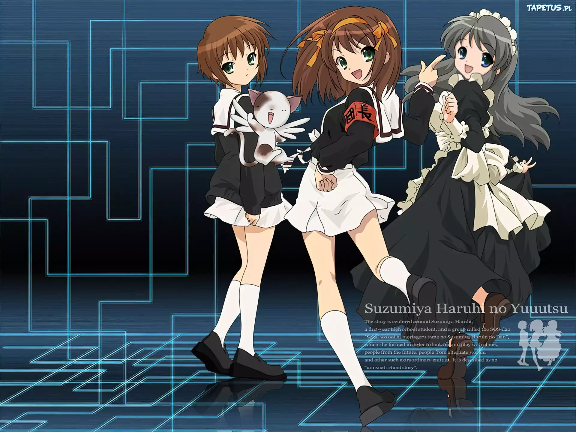 Suzumiya Haruhi No Yuuutsu, dziewczynki, zwierzątko