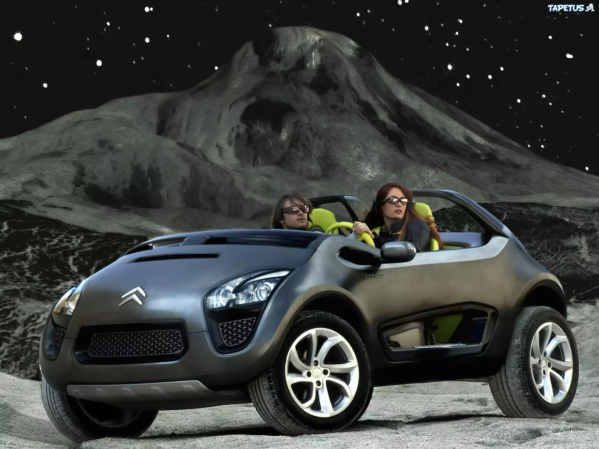 Citroen C-Buggy, Reklama, Księżyc