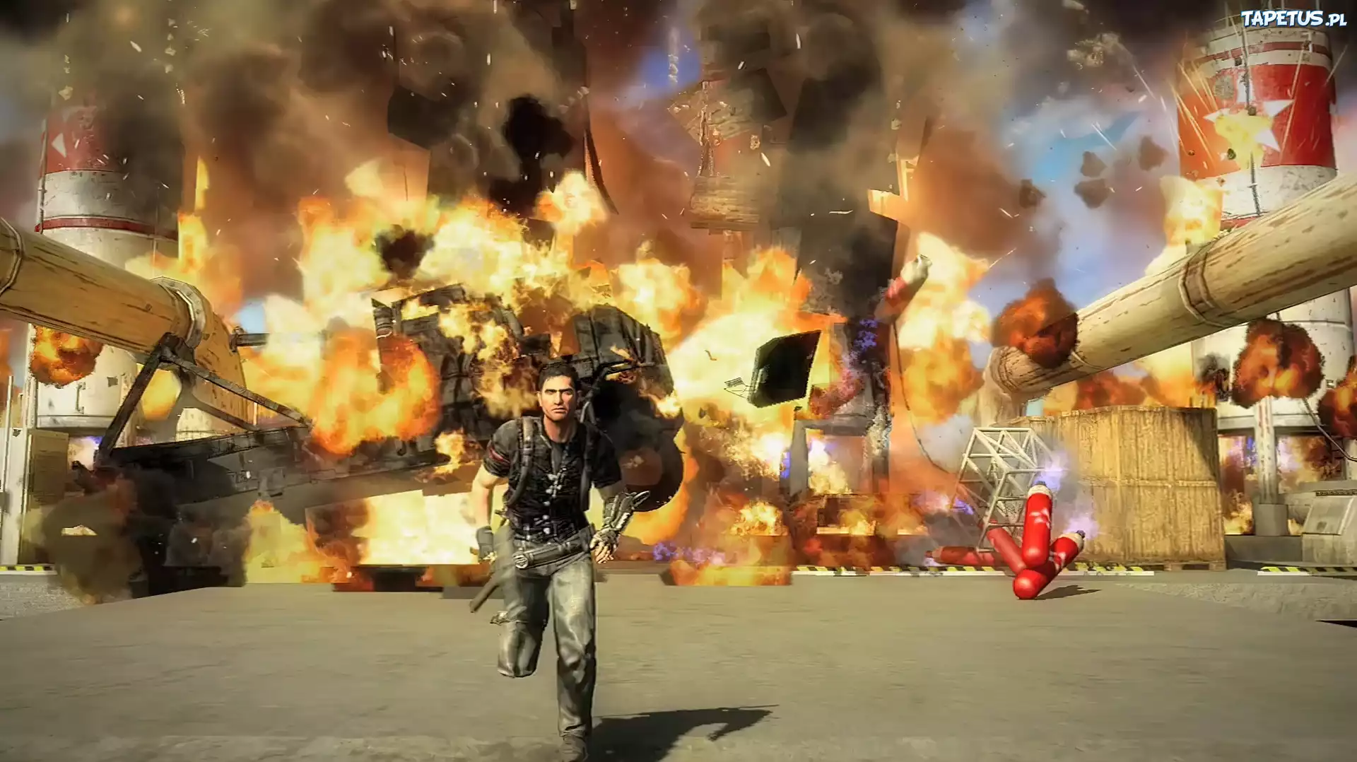 Just Cause 2, Wybuch, Ucieczka