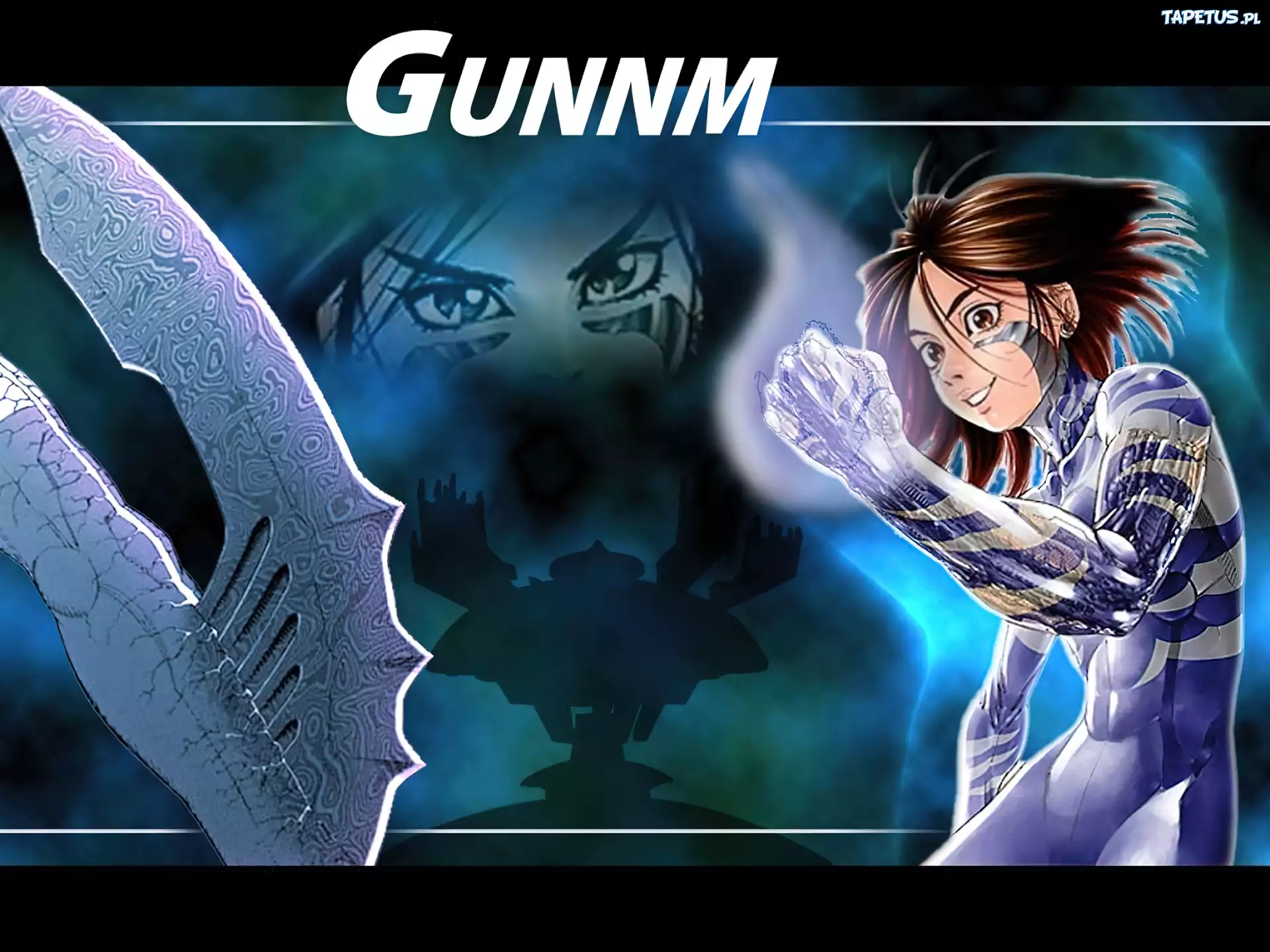 Battle Angel Alita, kobieta, napis, twarz