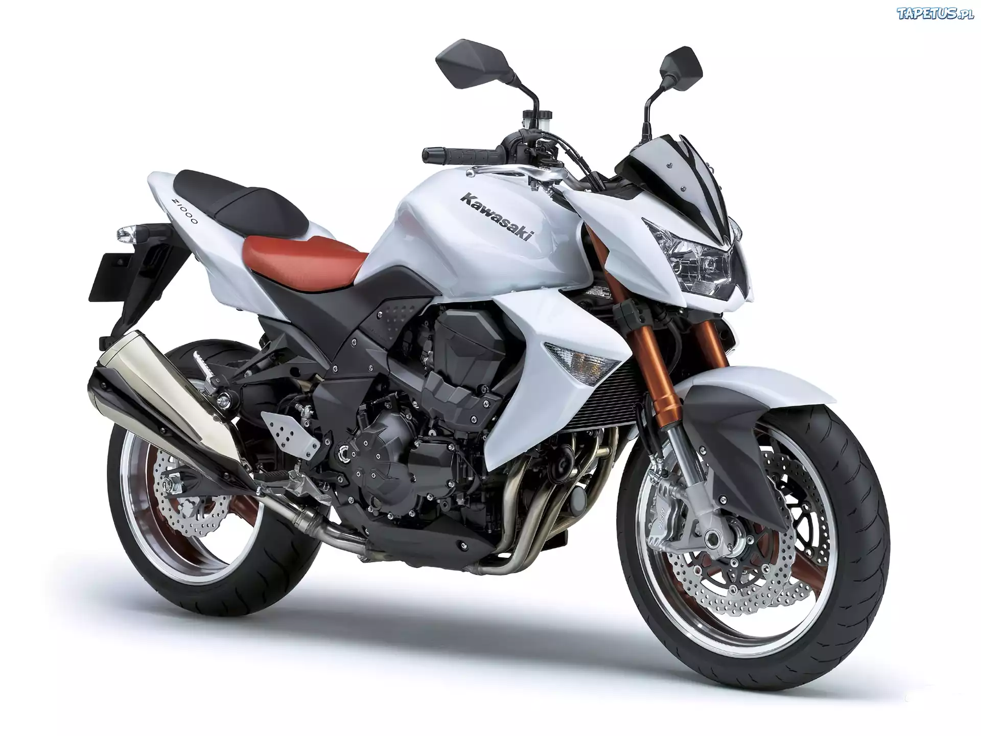 Kawasaki Z1000, Lusterka, Manetka, Gazu