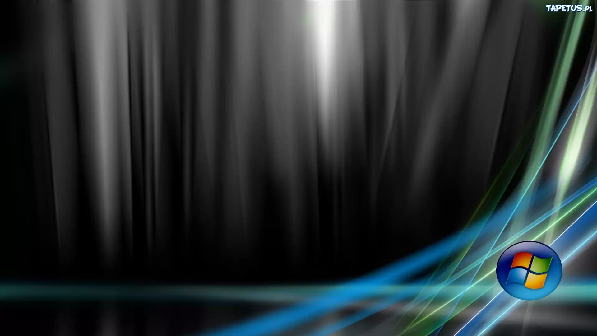 Tapeta, Windows, Vista, Logo