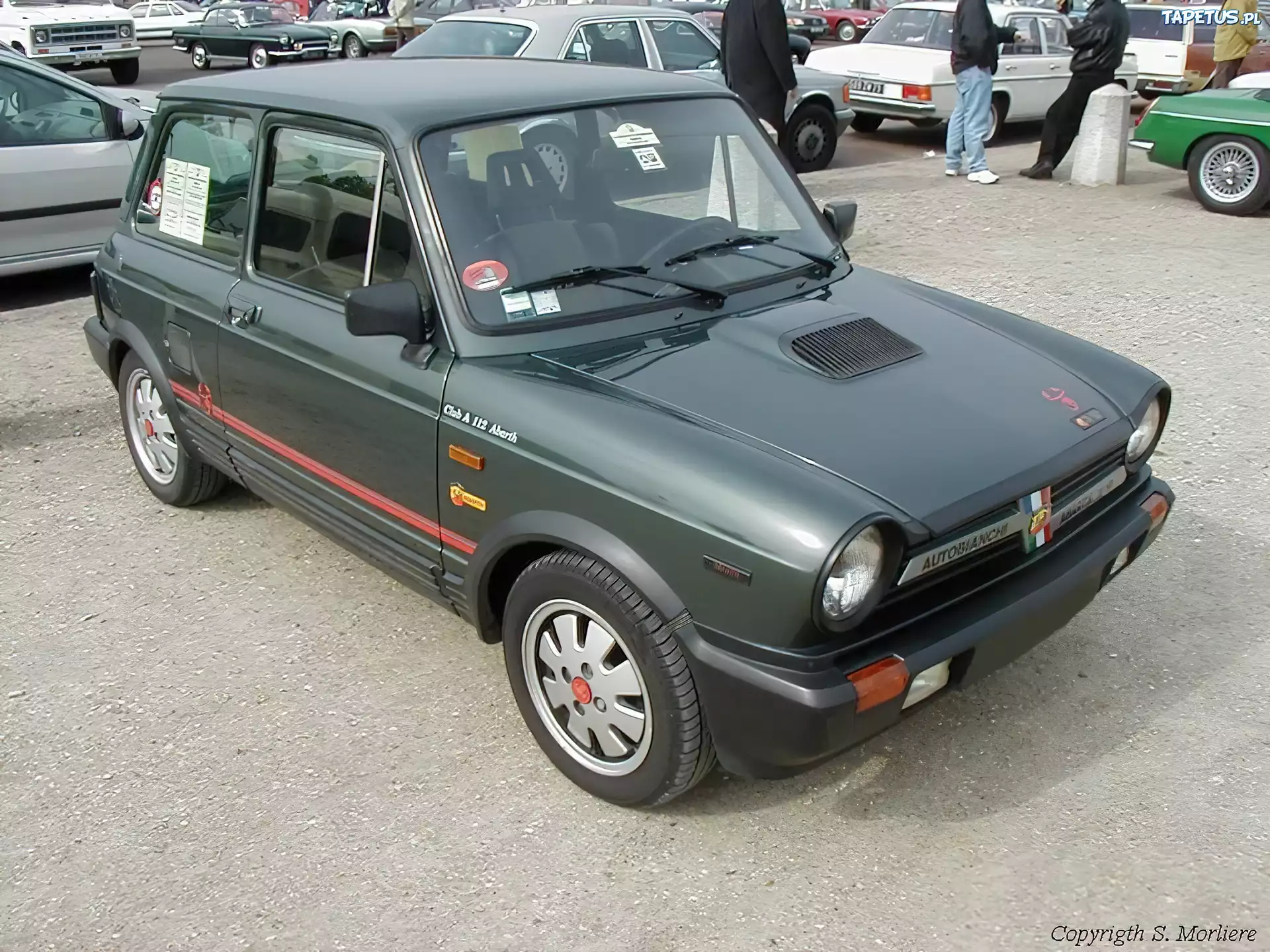 Butelkowy, Autobianchi A112, Zlot, Szyba