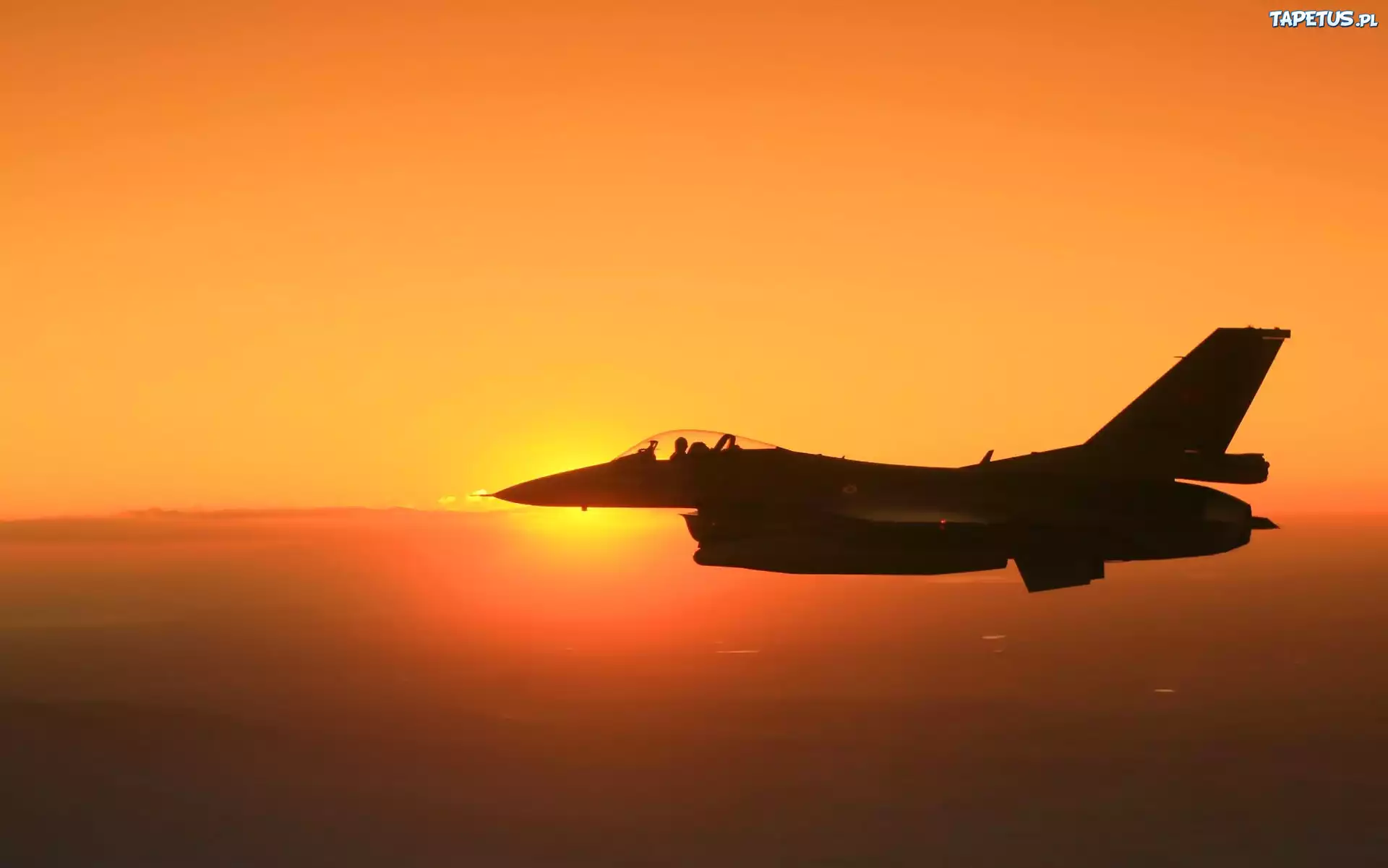 F16 Fighting Falcon, Zachód, Słońca