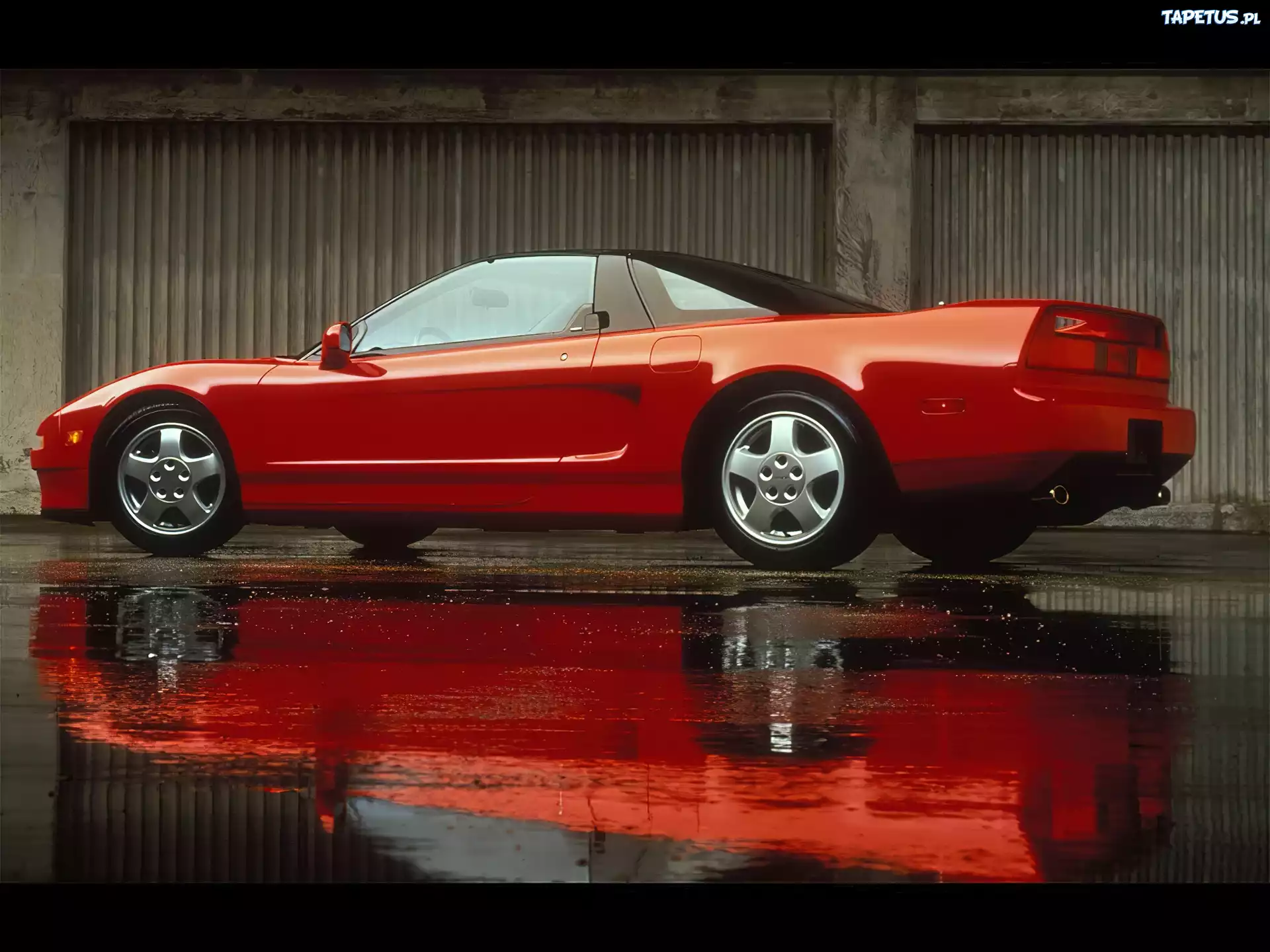 Czerwona, Acura NSX, Garaż