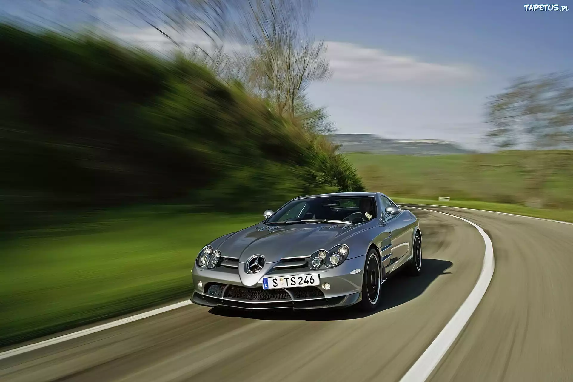 Mercedes SLR, Droga, Krajobraz