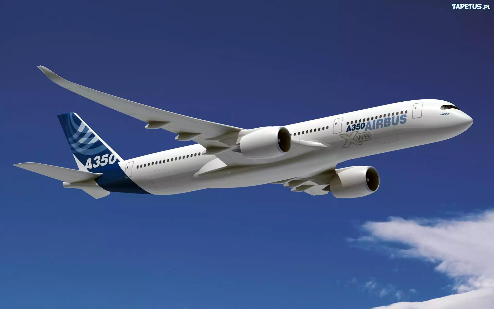 Airbus A350, Czyste, Niebo