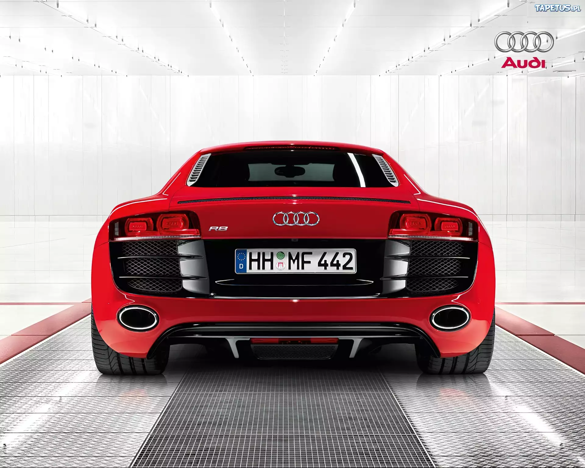 Tył, Audi R8, Układ, Wydechowy
