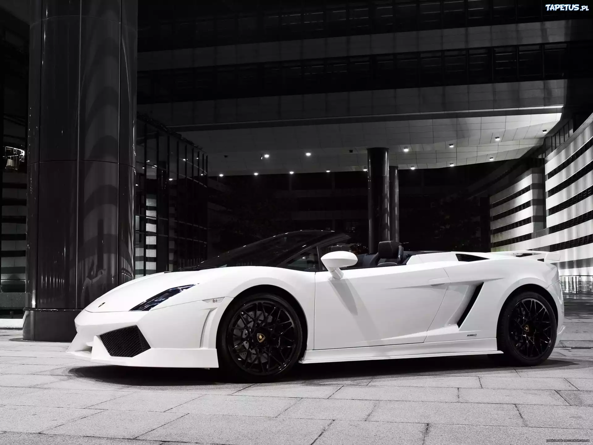 Lamborghini Gallardo, Kabriolet, Czarne, Felgi