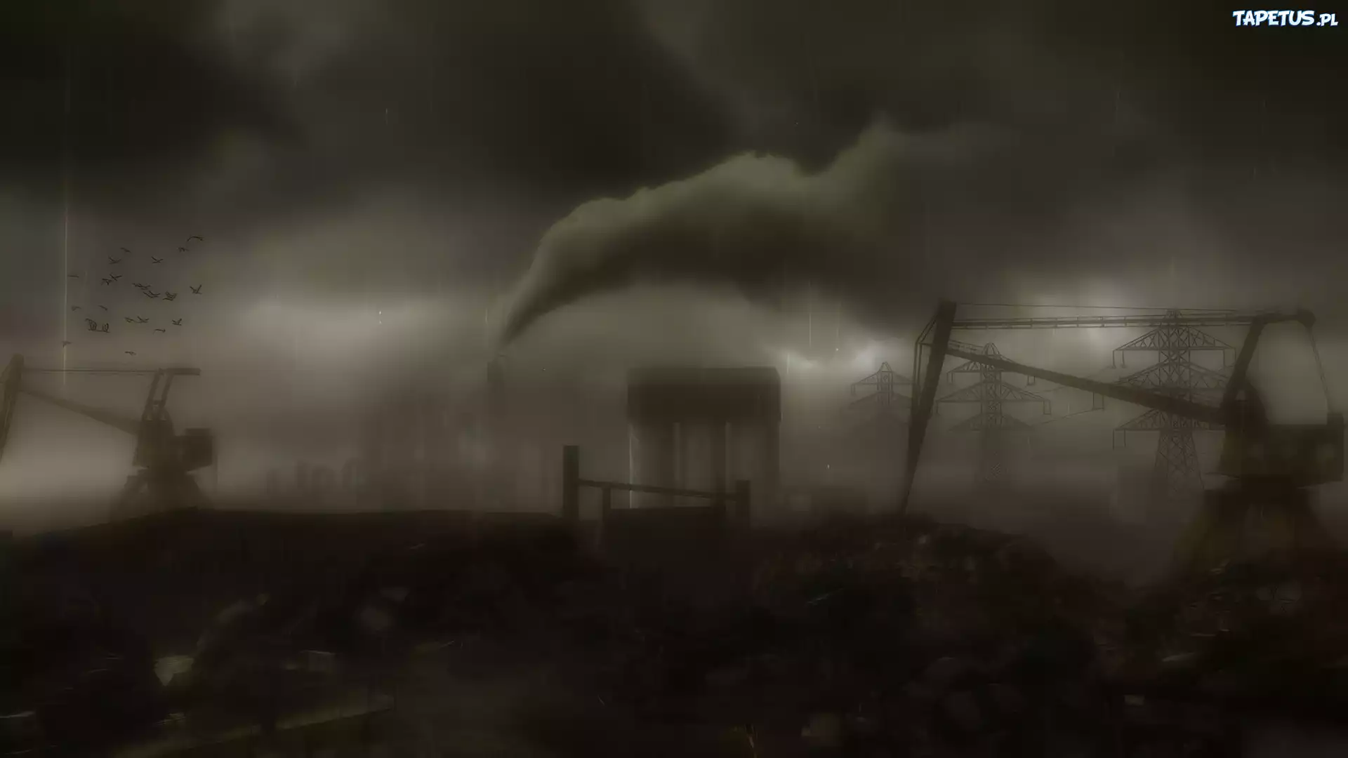 Heavy Rain, Mroczna, Sceneria