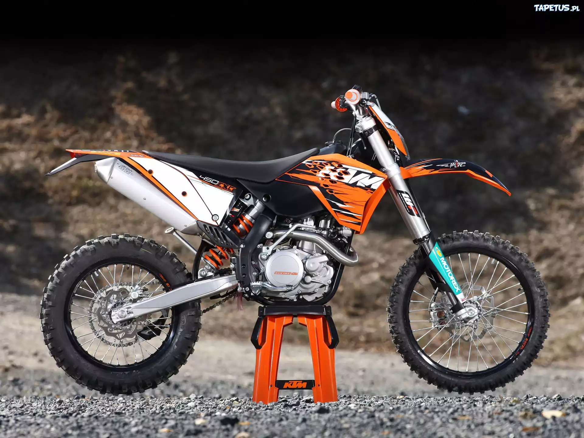 KTM 450 EXC, Podnośnik, Wahacz
