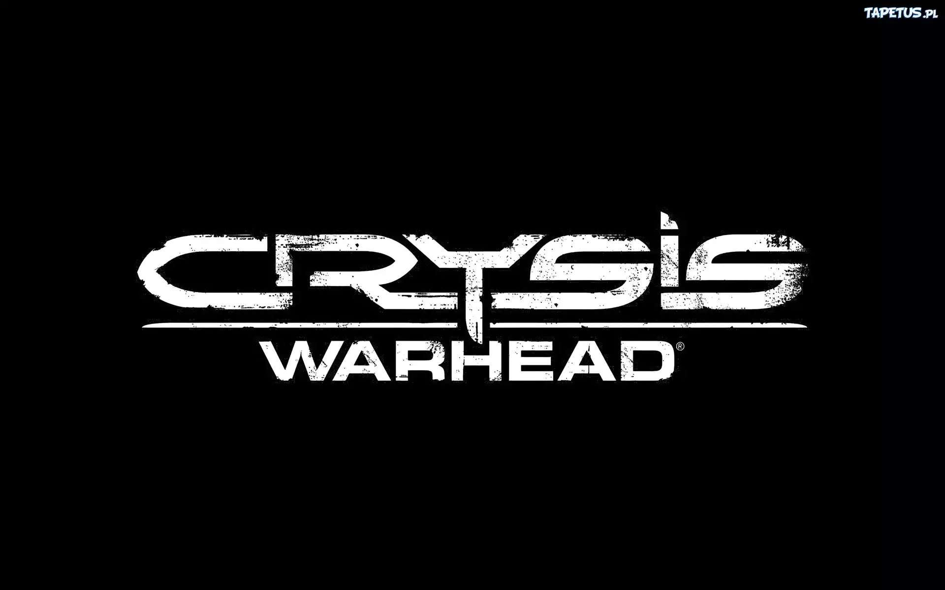 Napis, Crysis, Czarne, Tło