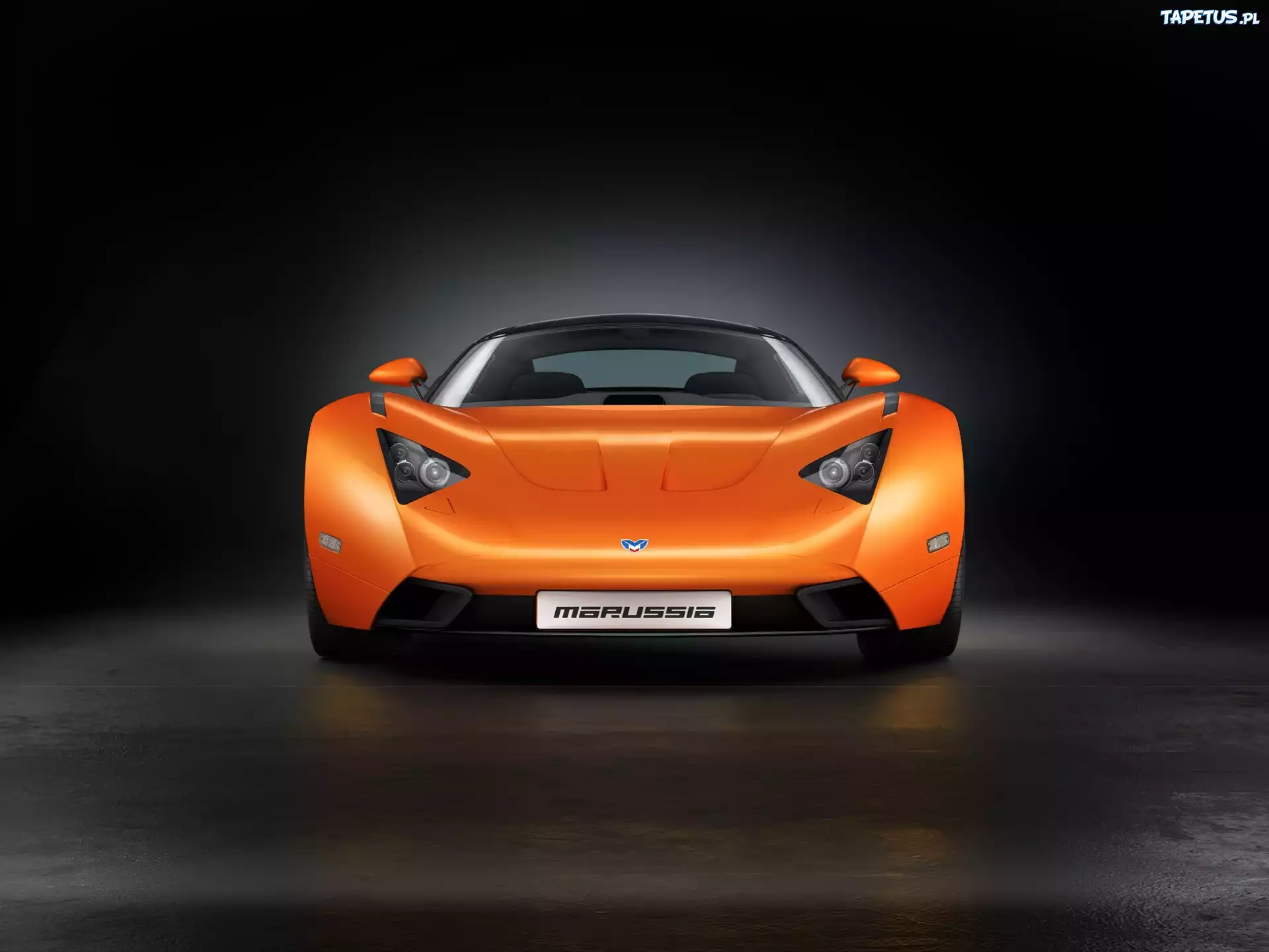 Pomarańczowa, Marussia B1, Maska