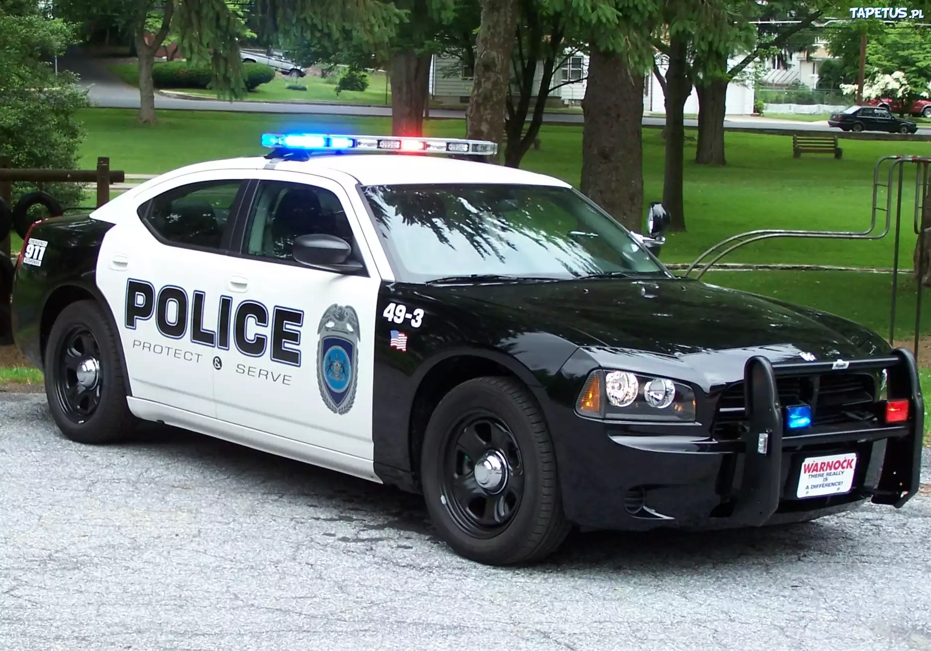 Radiowóz, Policja, Dodge