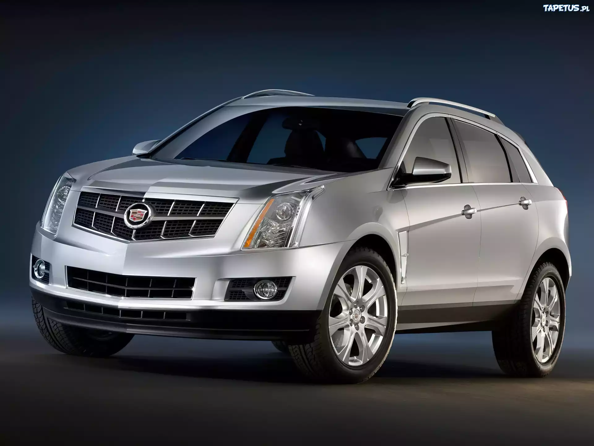 Srebrny, Cadillac SRX, SUV