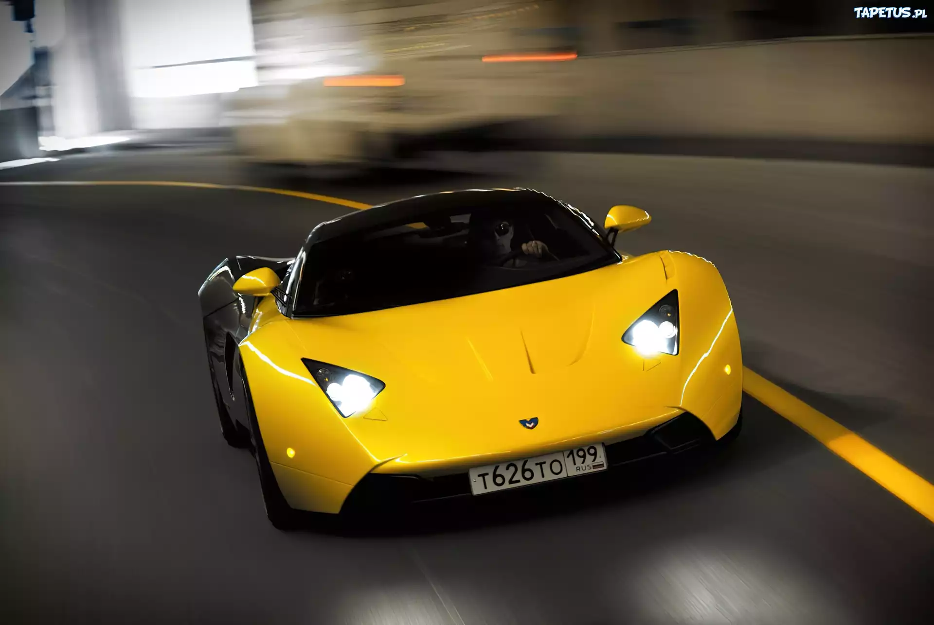 Żółta, Marussia B1, Właściwości, Jezdne