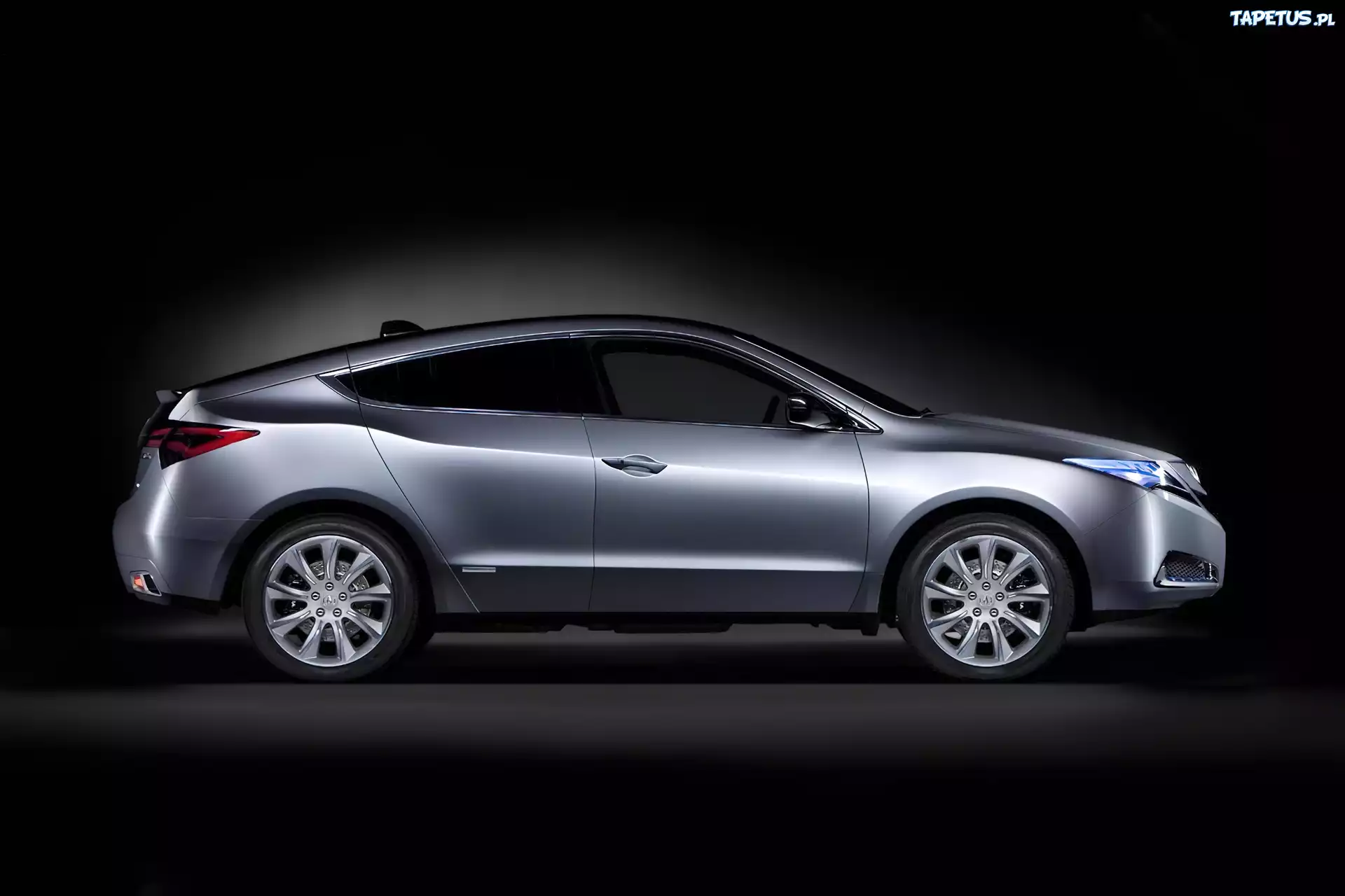 Srebrna, Acura ZDX, Prawy, Bok