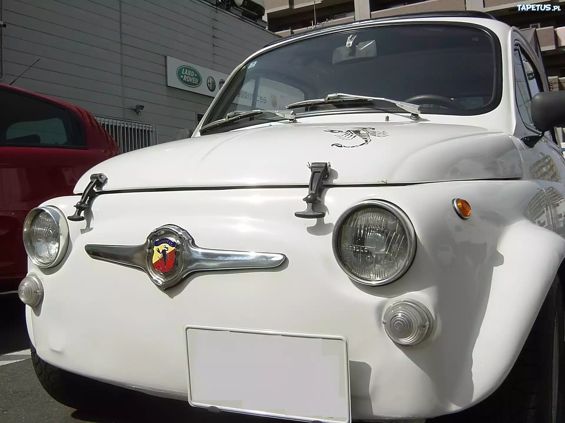 Abarth 595, Skorpion, Reflektory, Przód