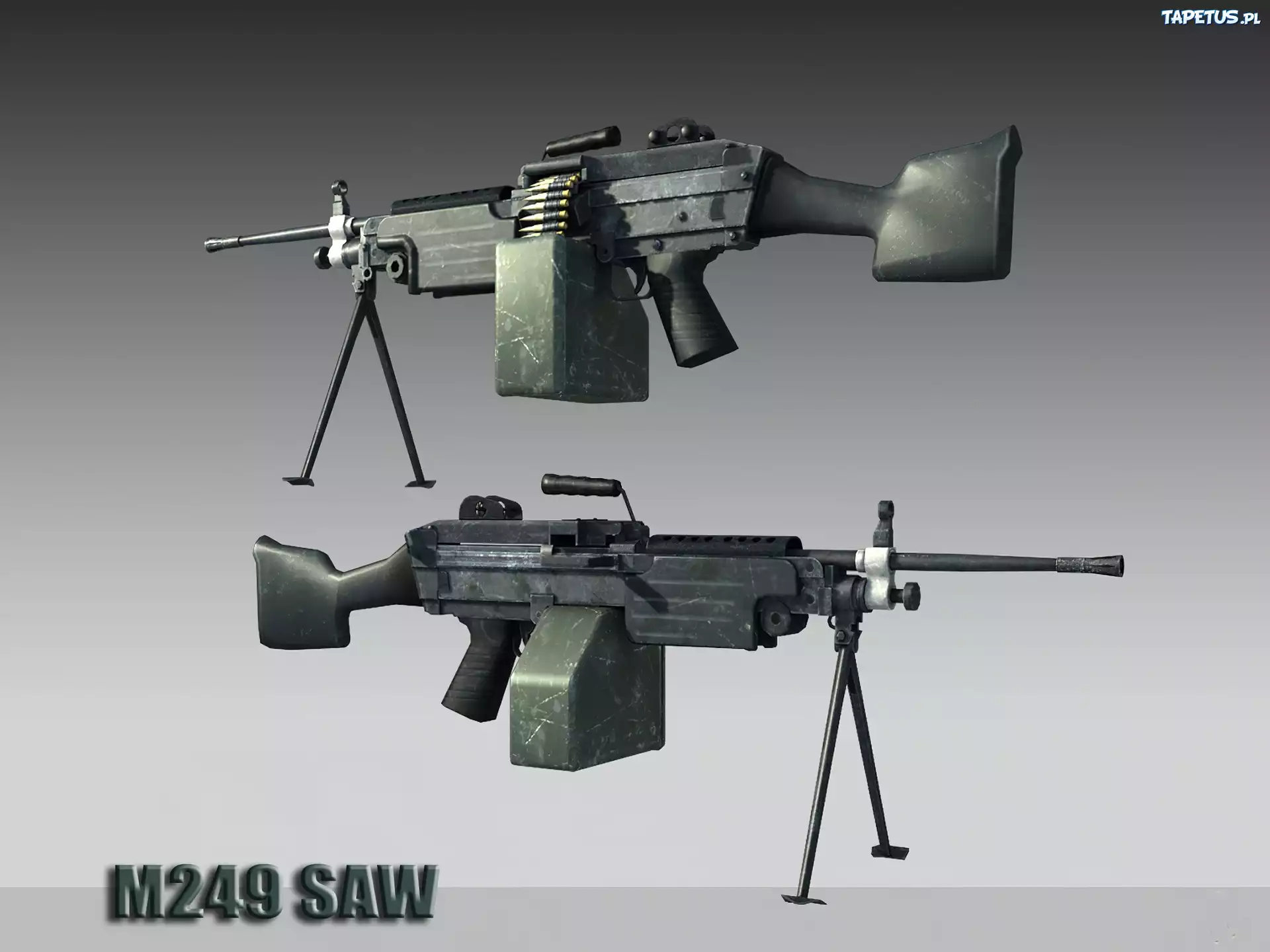 M249 SAW, Grafika