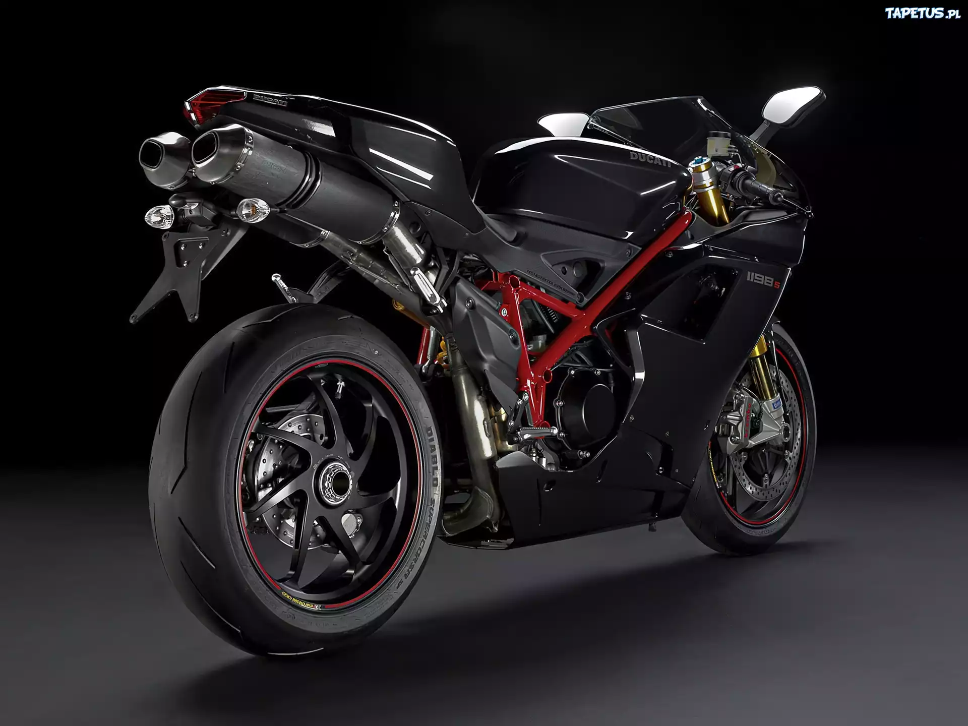 Ducati 1198S, Układ, Wydechowy, Pod, Siedzeniem