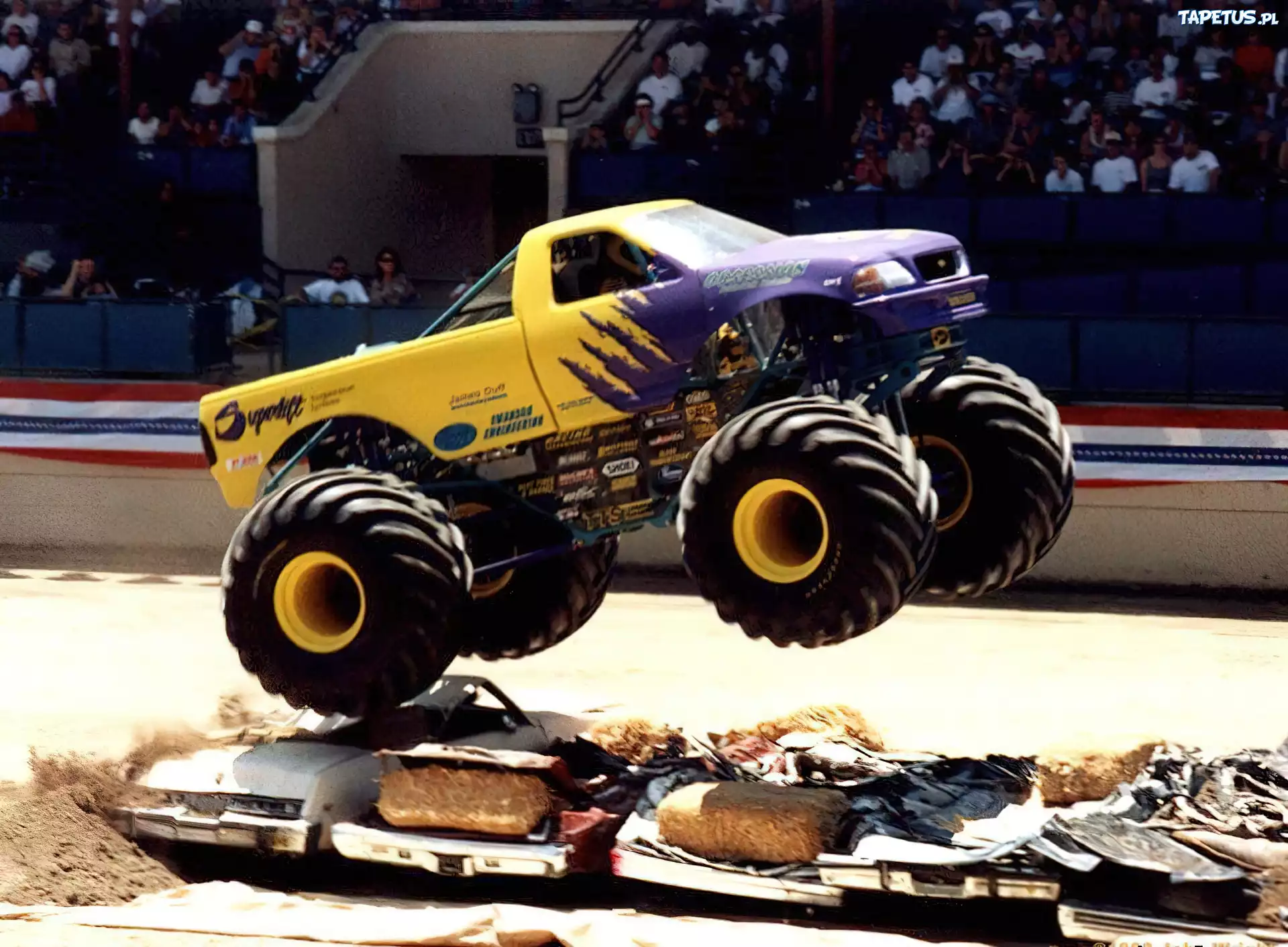 Monster, Truck, Skok