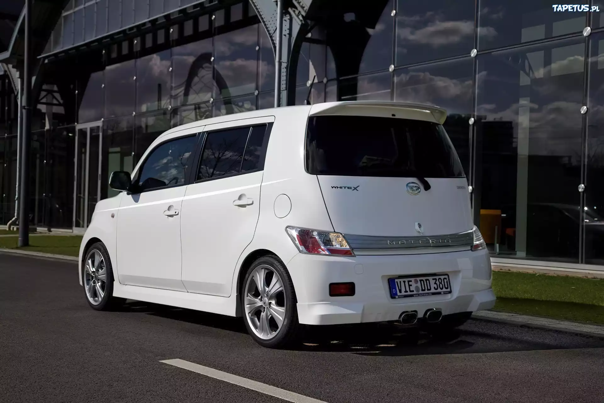Tył, Daihatsu Materia, White, X