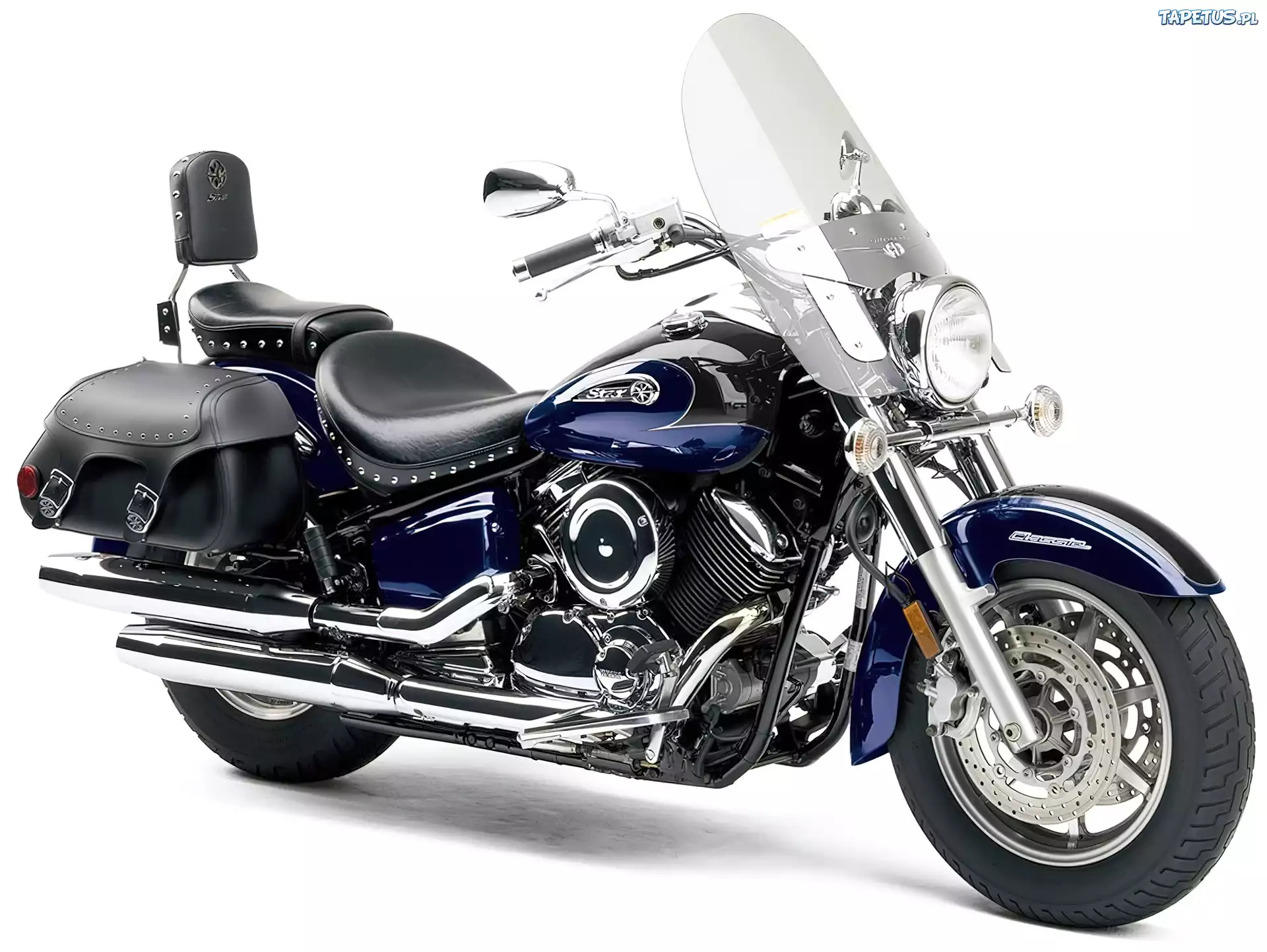 Yamaha V-Star 1100 Silverado, Sakwy, Chrom