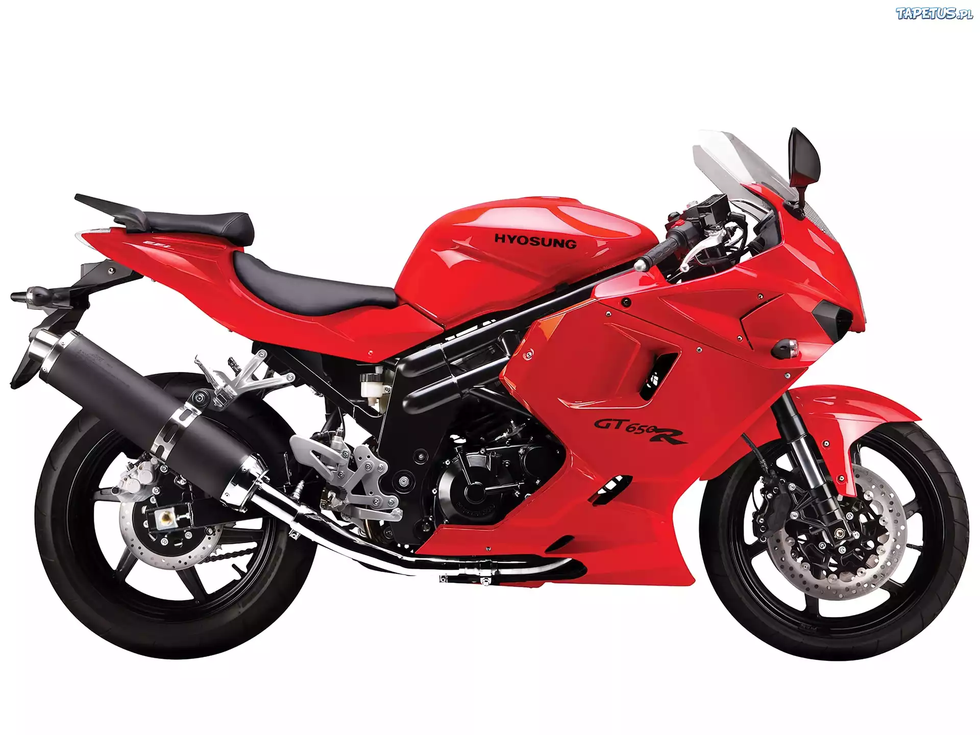 Czerwony, Hyosung GT650R EFI, Owiewki
